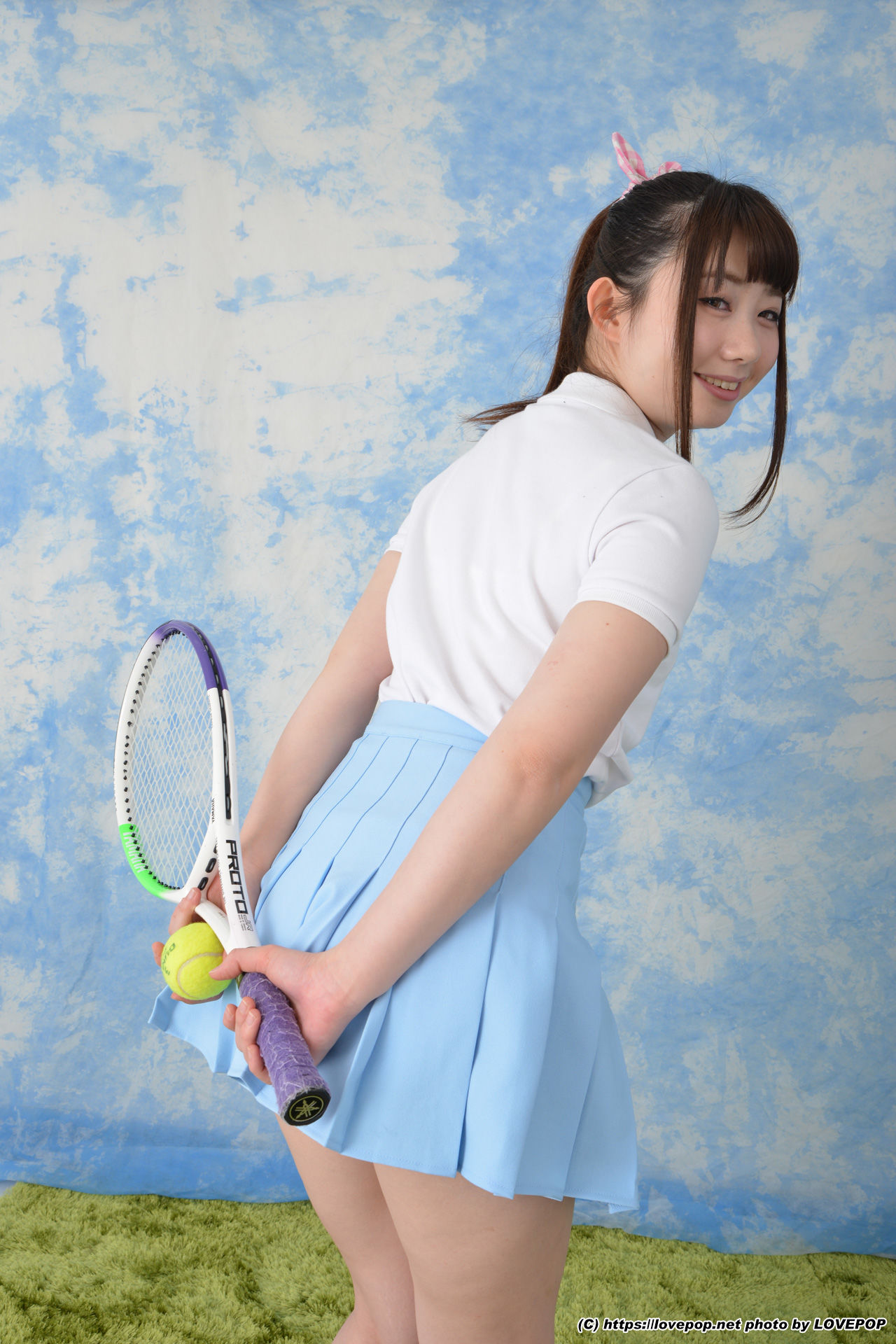 [LOVEPOP] Ayuna Niko あゆな虹恋 tennis ball and racket ! - PPV/(75P)