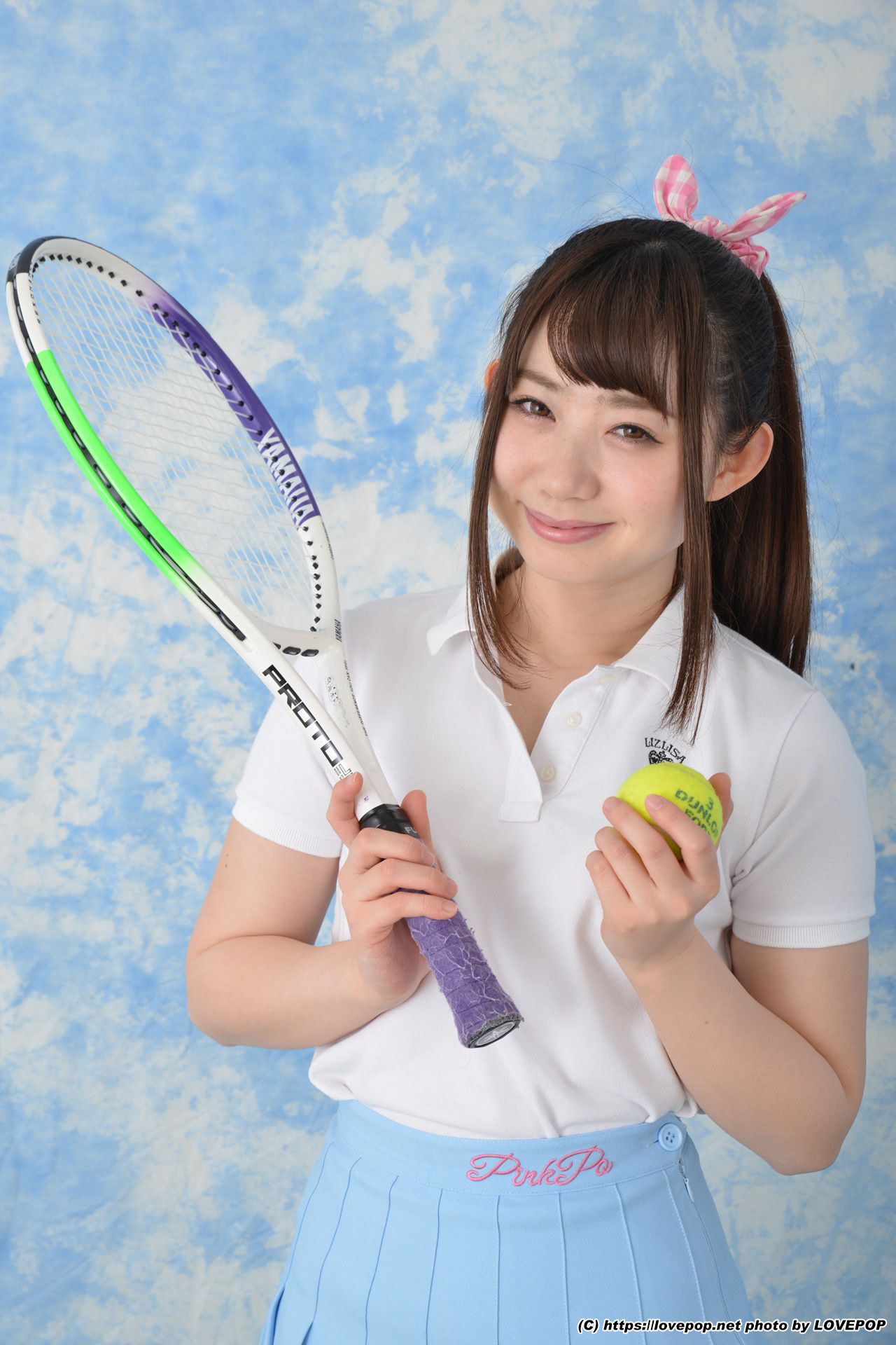 [LOVEPOP] Ayuna Niko あゆな虹恋 tennis ball and racket ! - PPV/(75P)