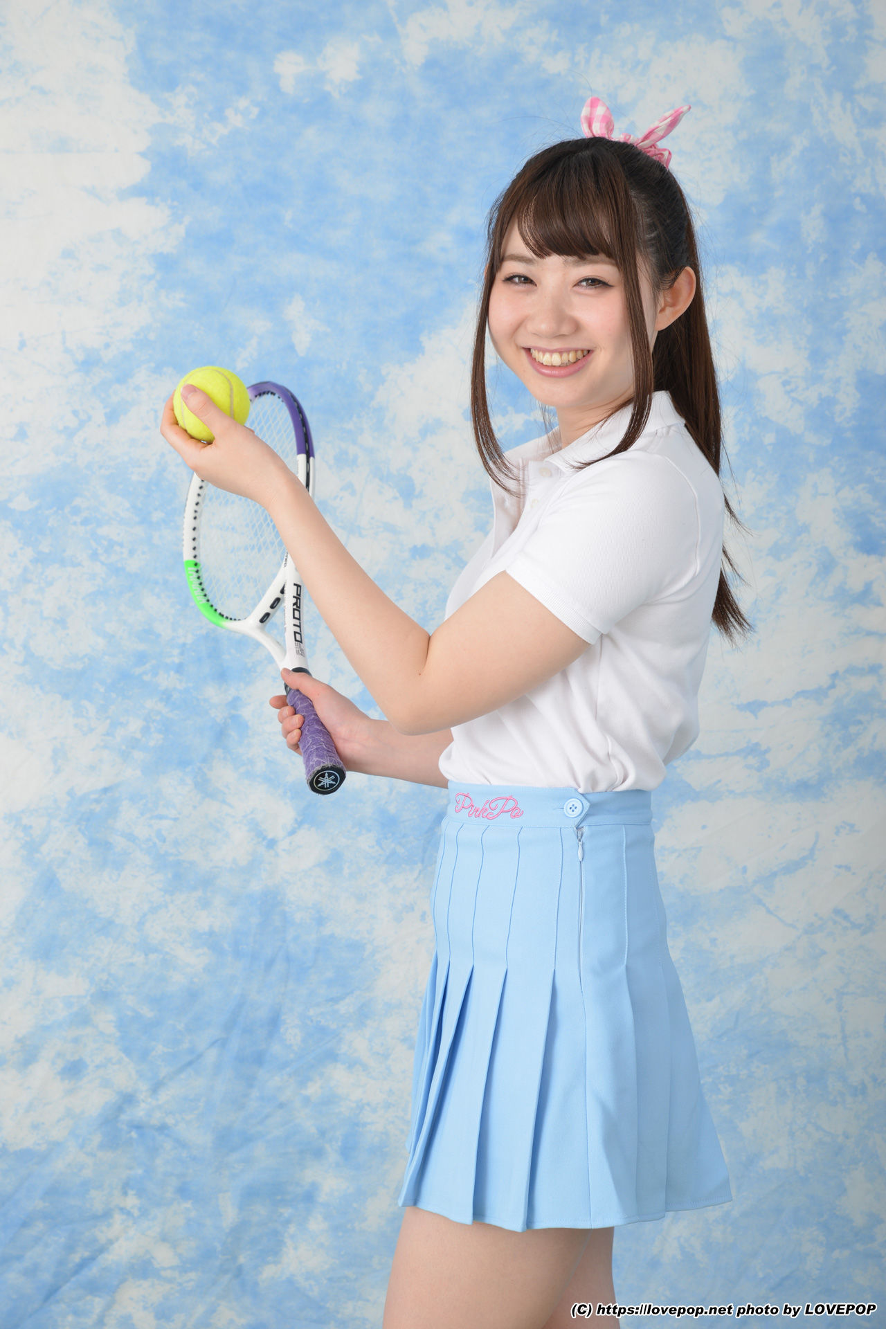 [LOVEPOP] Ayuna Niko あゆな虹恋 tennis ball and racket ! - PPV/(75P)