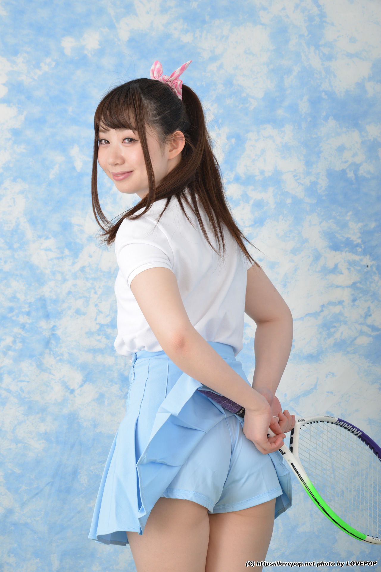 [LOVEPOP] Ayuna Niko あゆな虹恋 tennis ball and racket ! - PPV/(75P)