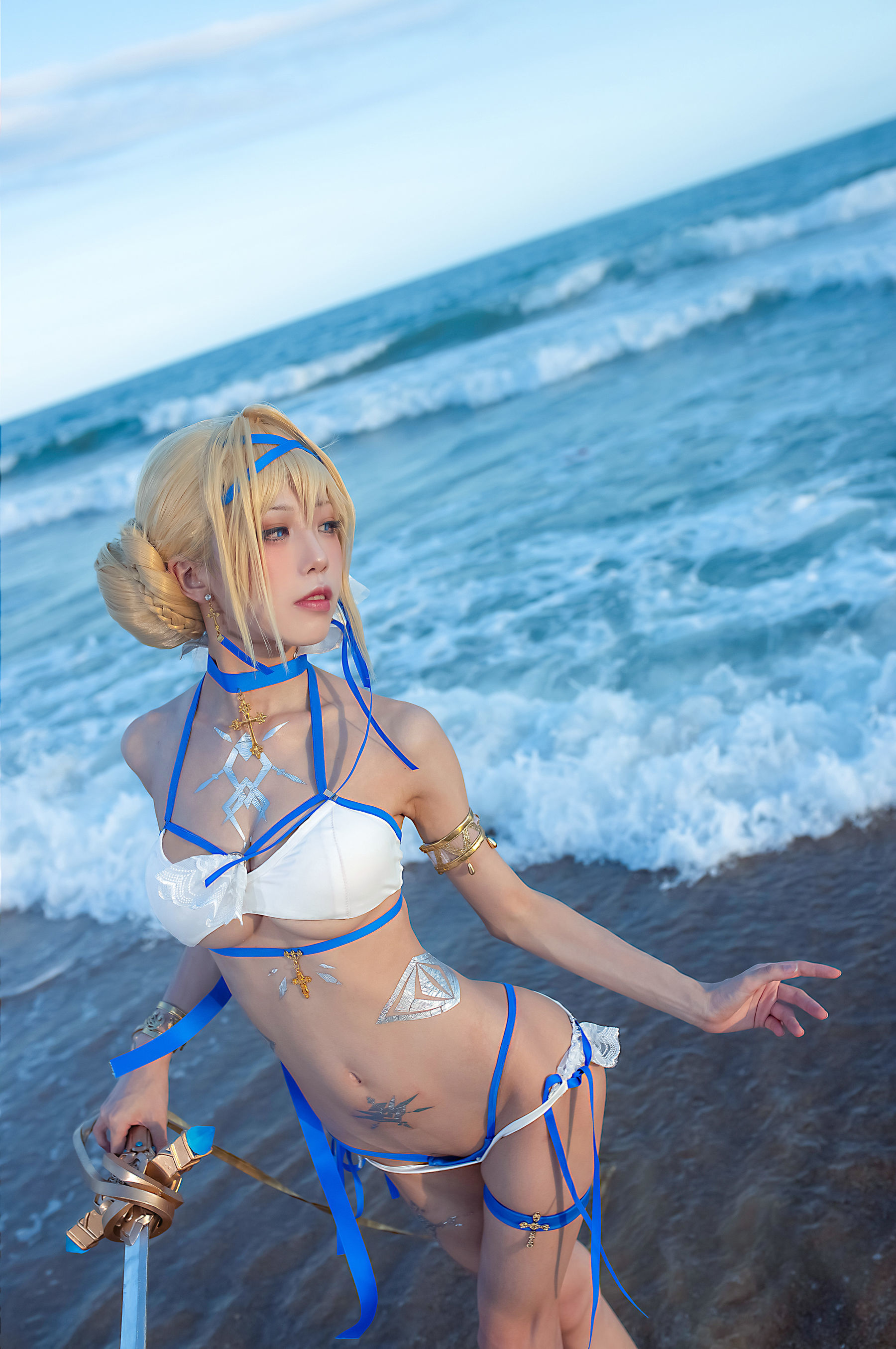 [网红COSER] 动漫博主水淼aqua - 圣女贞德/(40P)