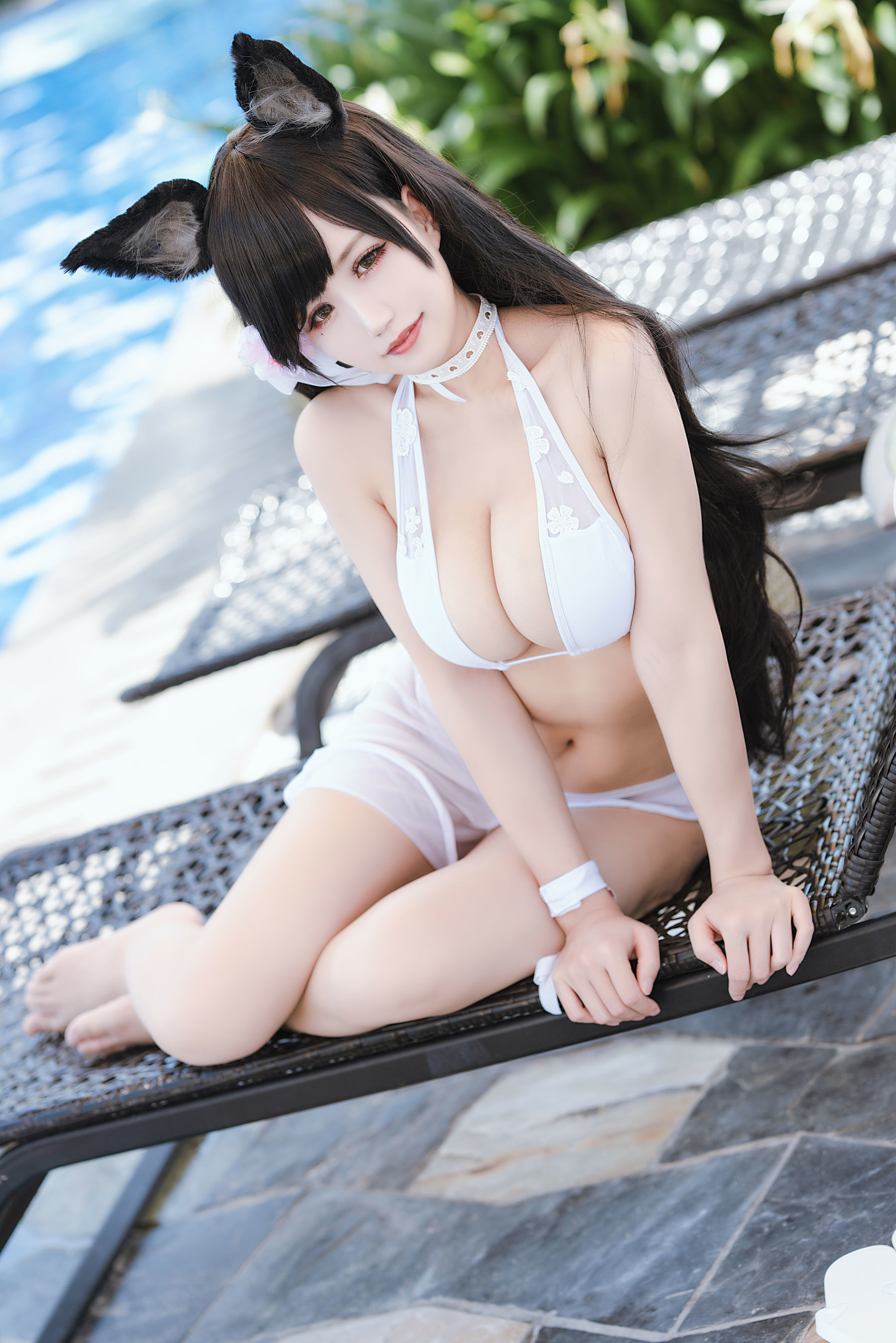 [网红COSER] 动漫博主小仓千代w - 舰长爱宕泳装/(22P)