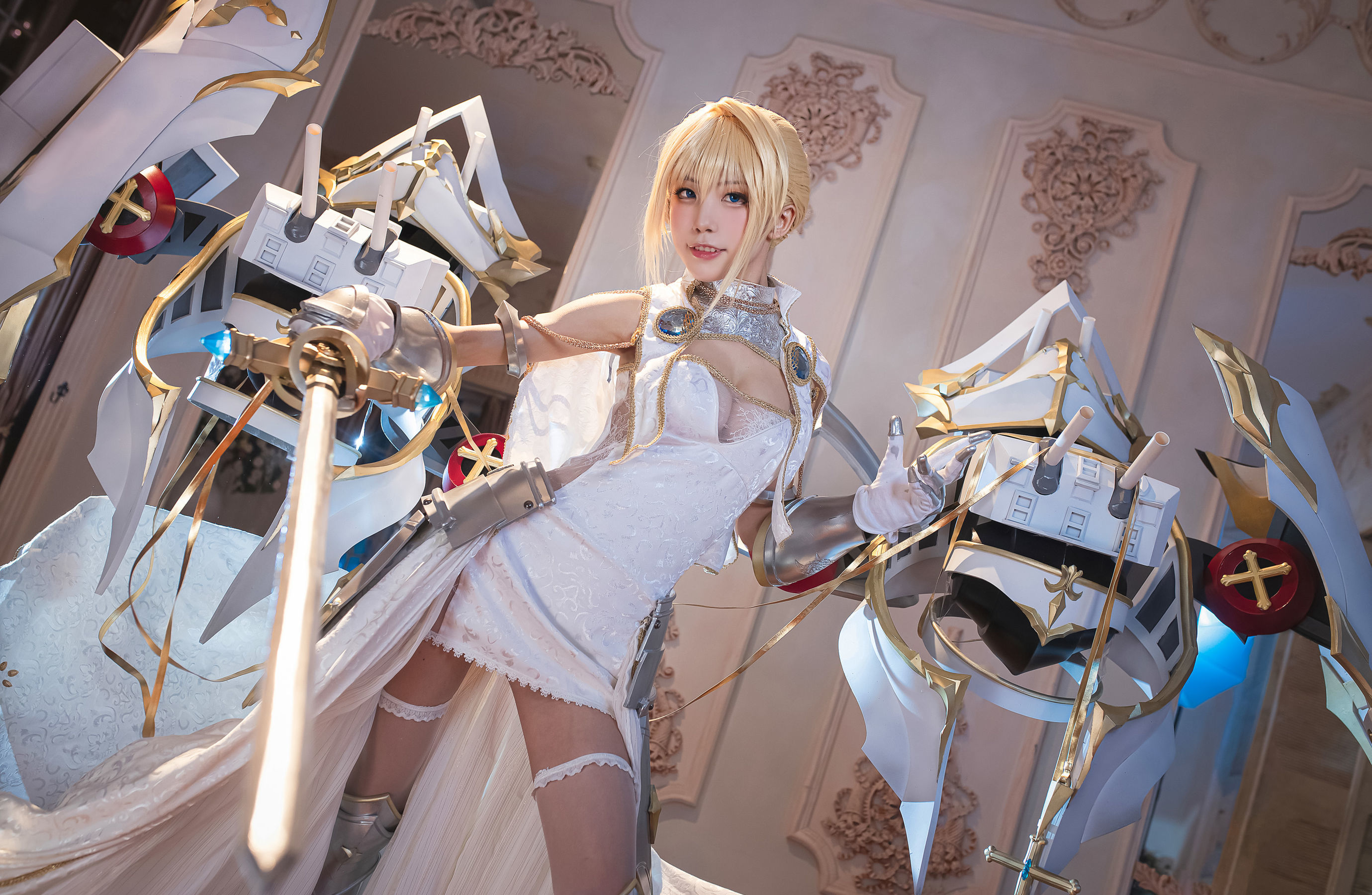 [网红COSER] 动漫博主水淼aqua - 圣女贞德/(40P)