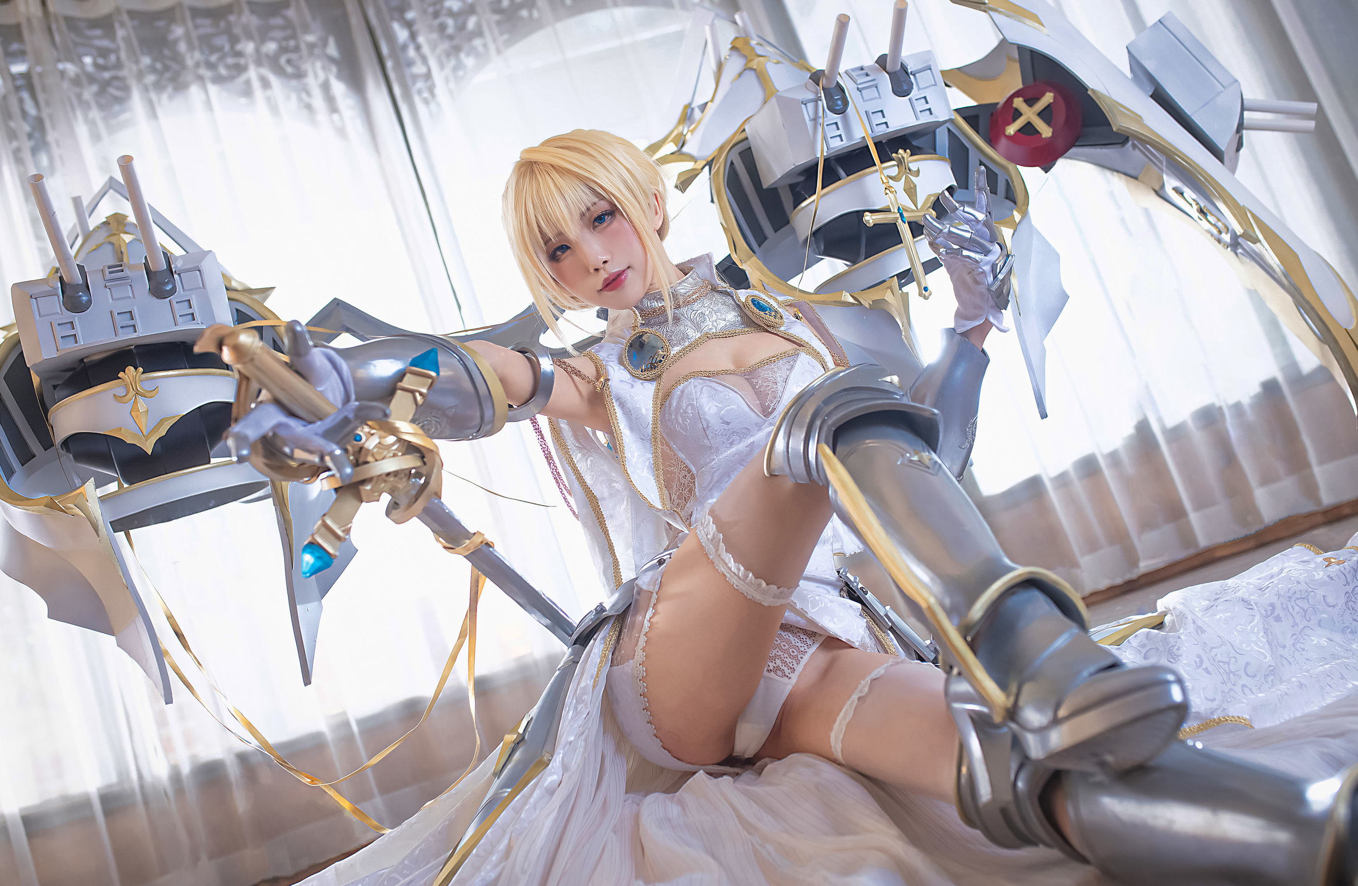 [网红COSER] 动漫博主水淼aqua - 圣女贞德/(40P)