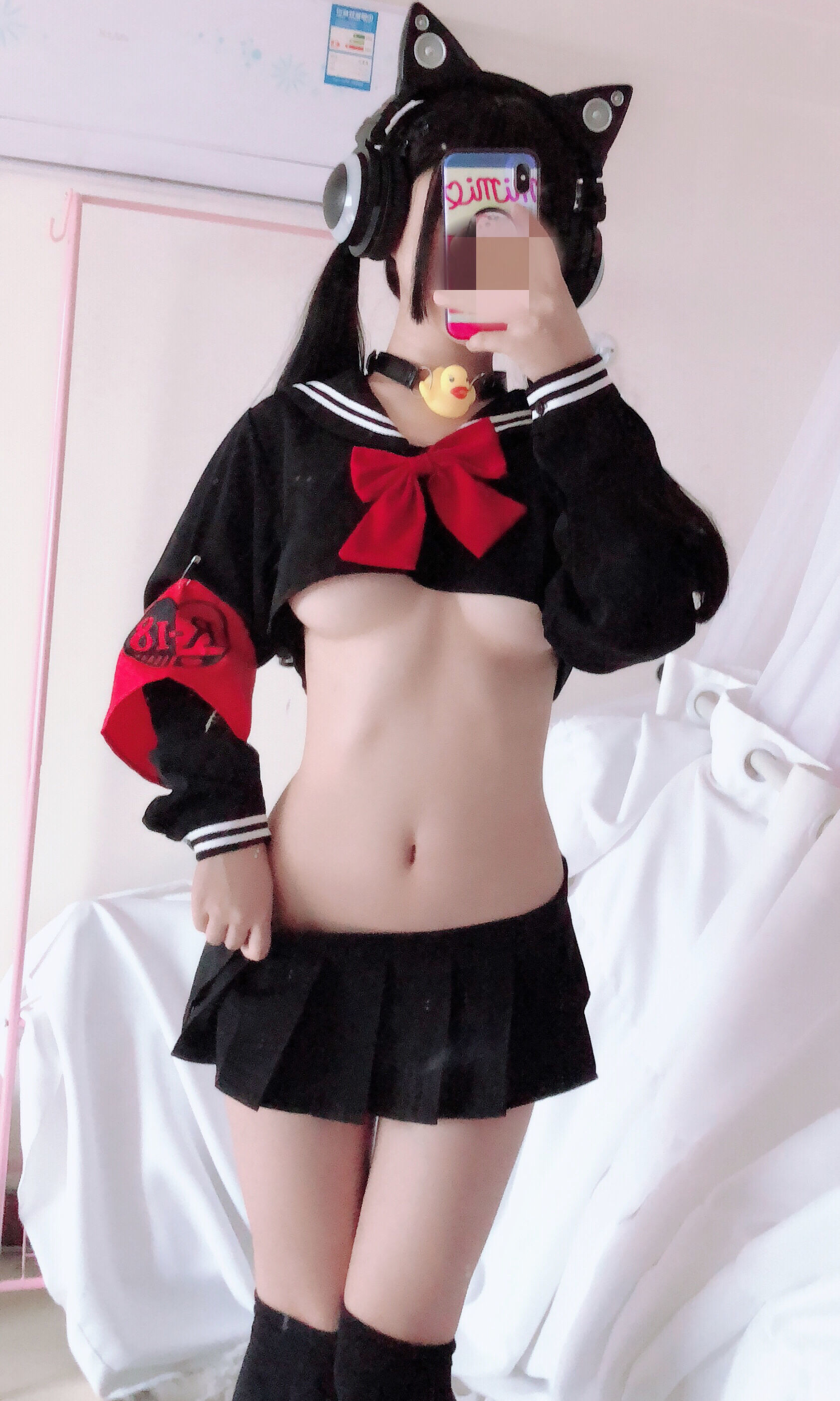 [网红COSER] 桜井宁宁 - 半乳制服/(70P)