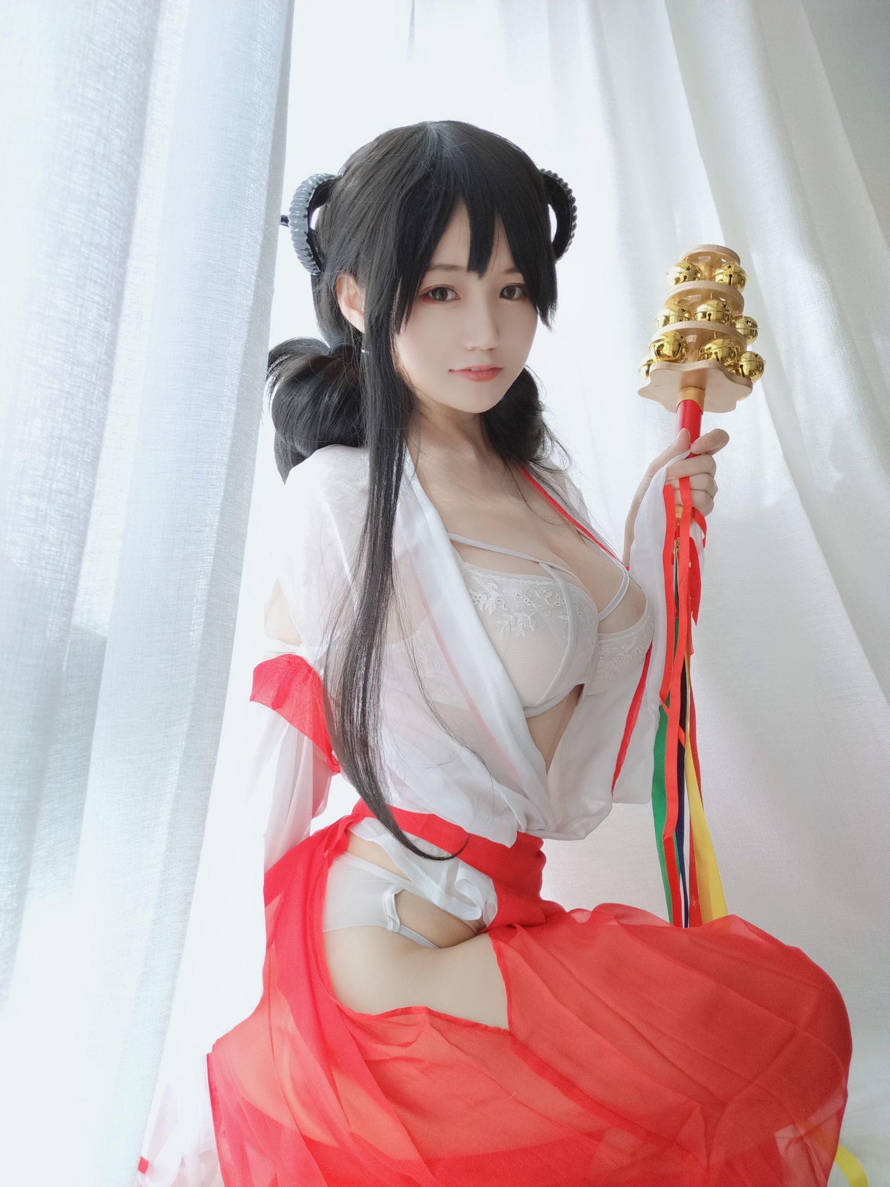 [网红COSER] 动漫博主小仓千代w - 巫女/(34P)