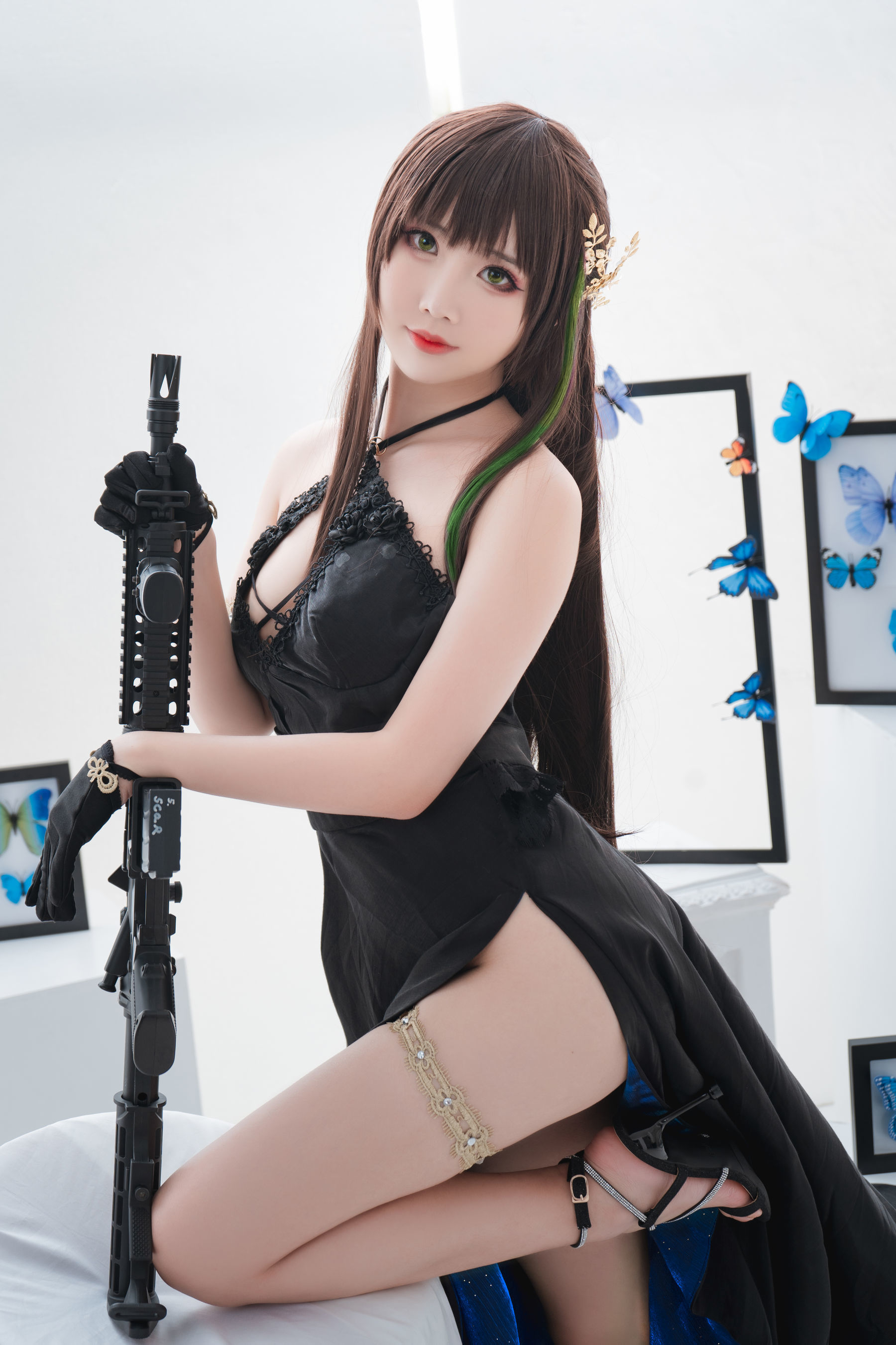 [网红COSER] 可爱人气Coser面饼仙儿 - M4A1/(21P)