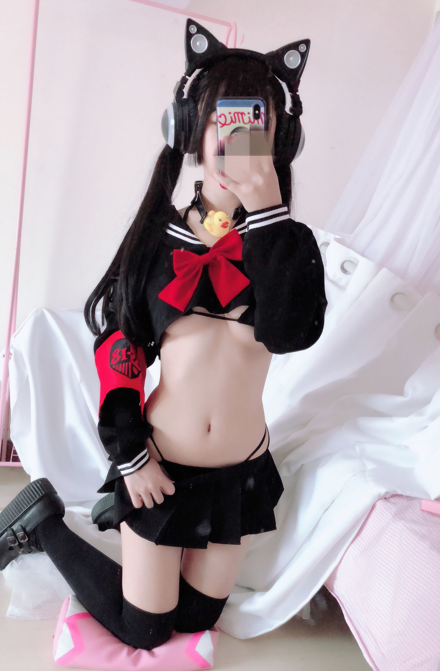 [网红COSER] 桜井宁宁 - 半乳制服/(70P)