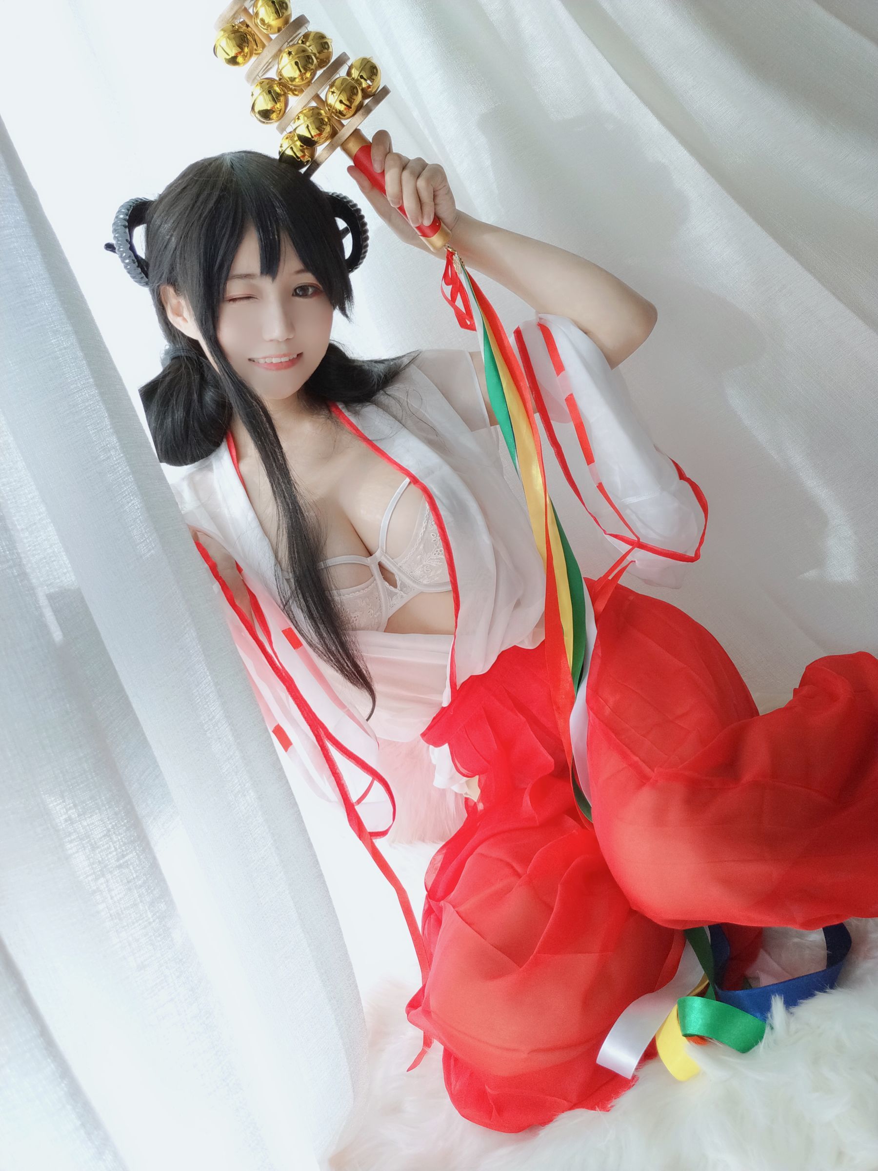 [网红COSER] 动漫博主小仓千代w - 巫女/(34P)