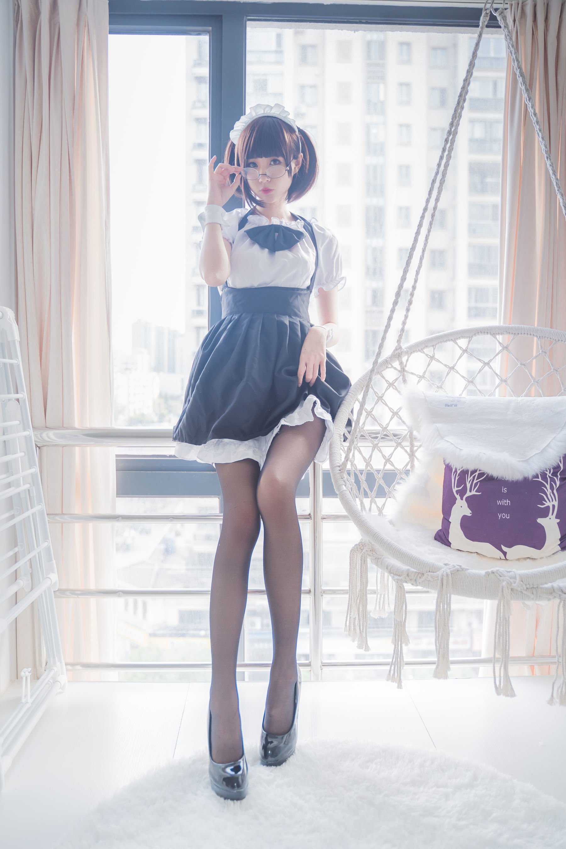 [网红COSER] 西园寺南歌 - 黑袜/(30P)