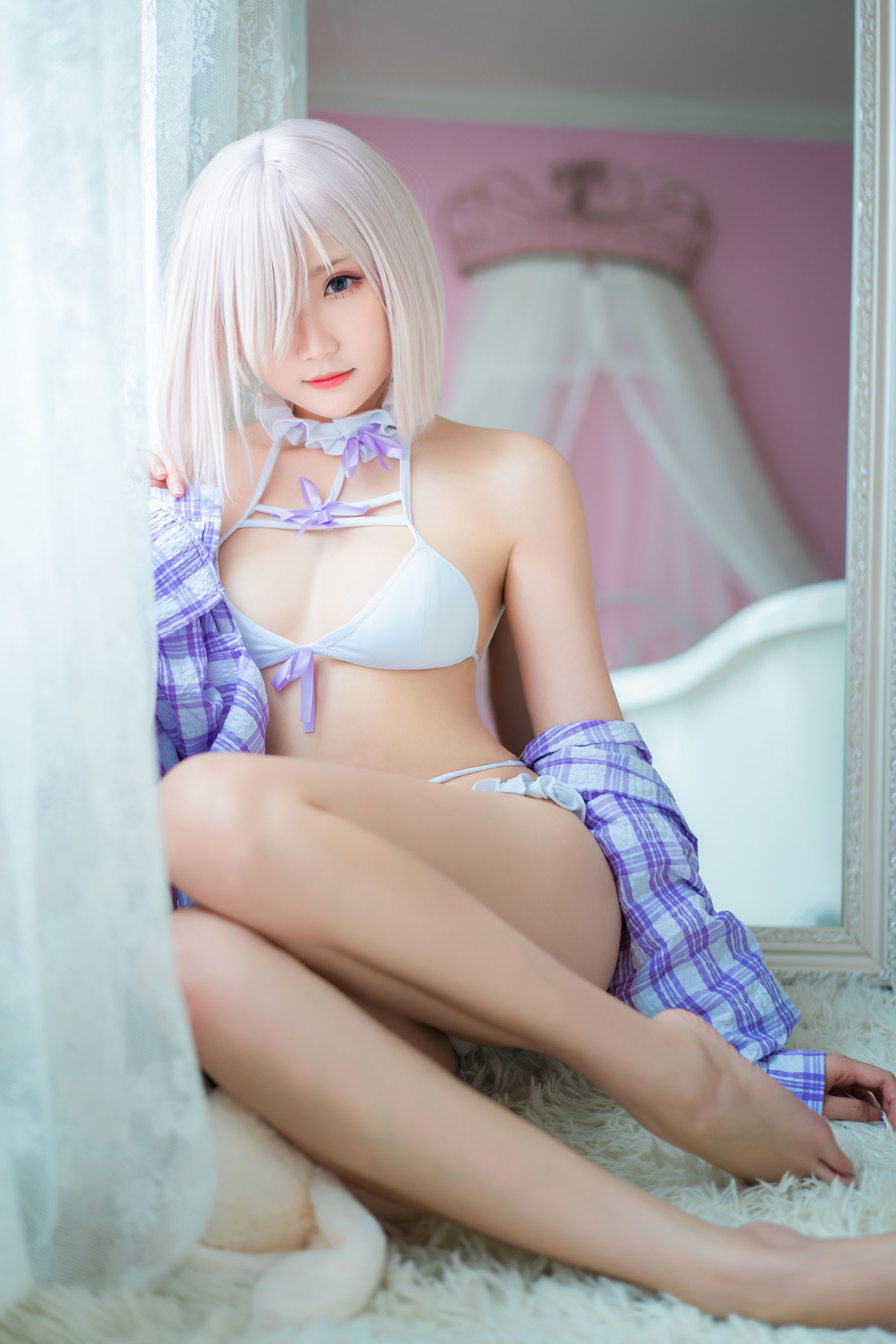 [网红COSER] Coser瓜希酱福利 - 玛修下着/(10P)