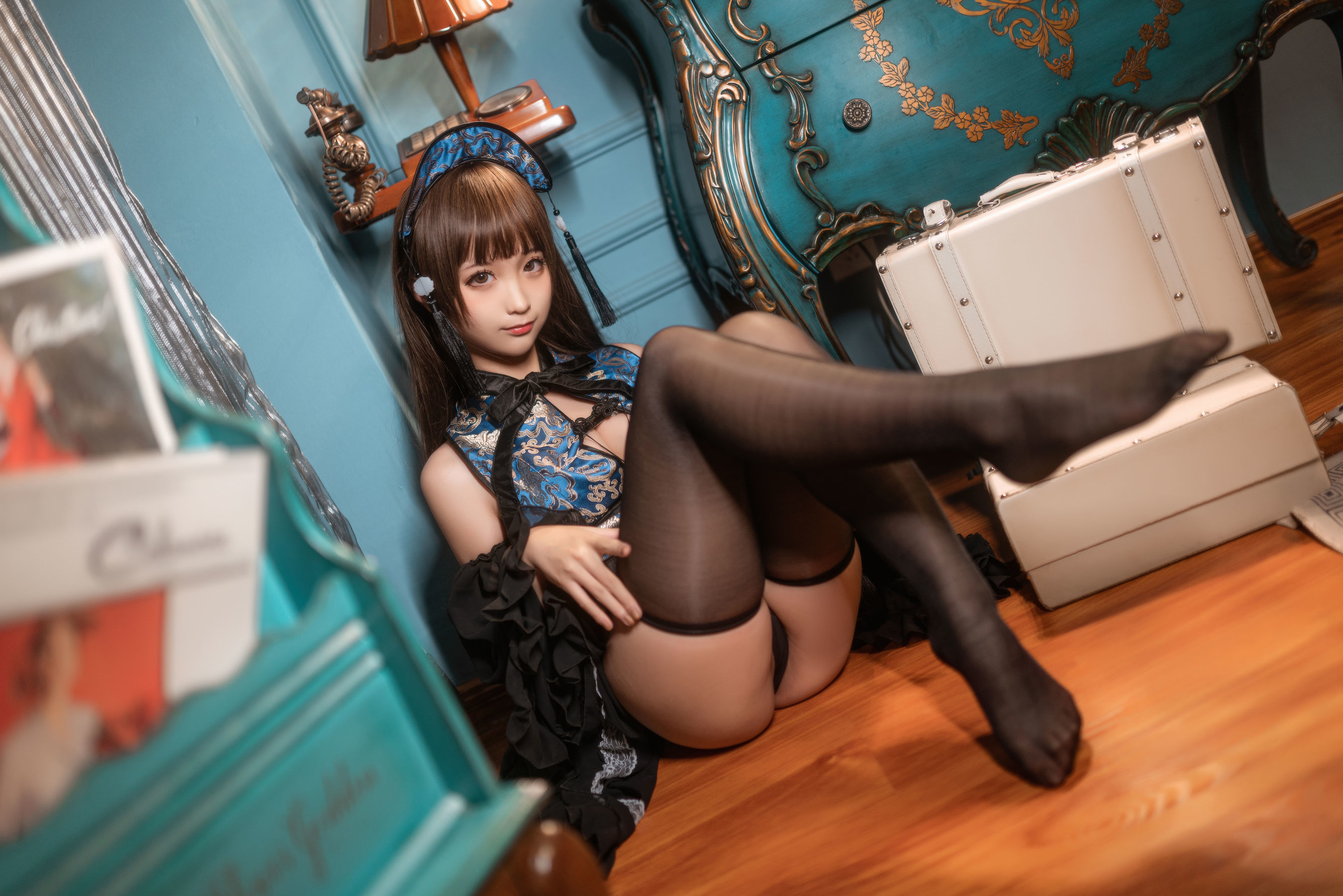 [网红COSER] 动漫博主蠢沫沫 - 小僵尸/(40P)