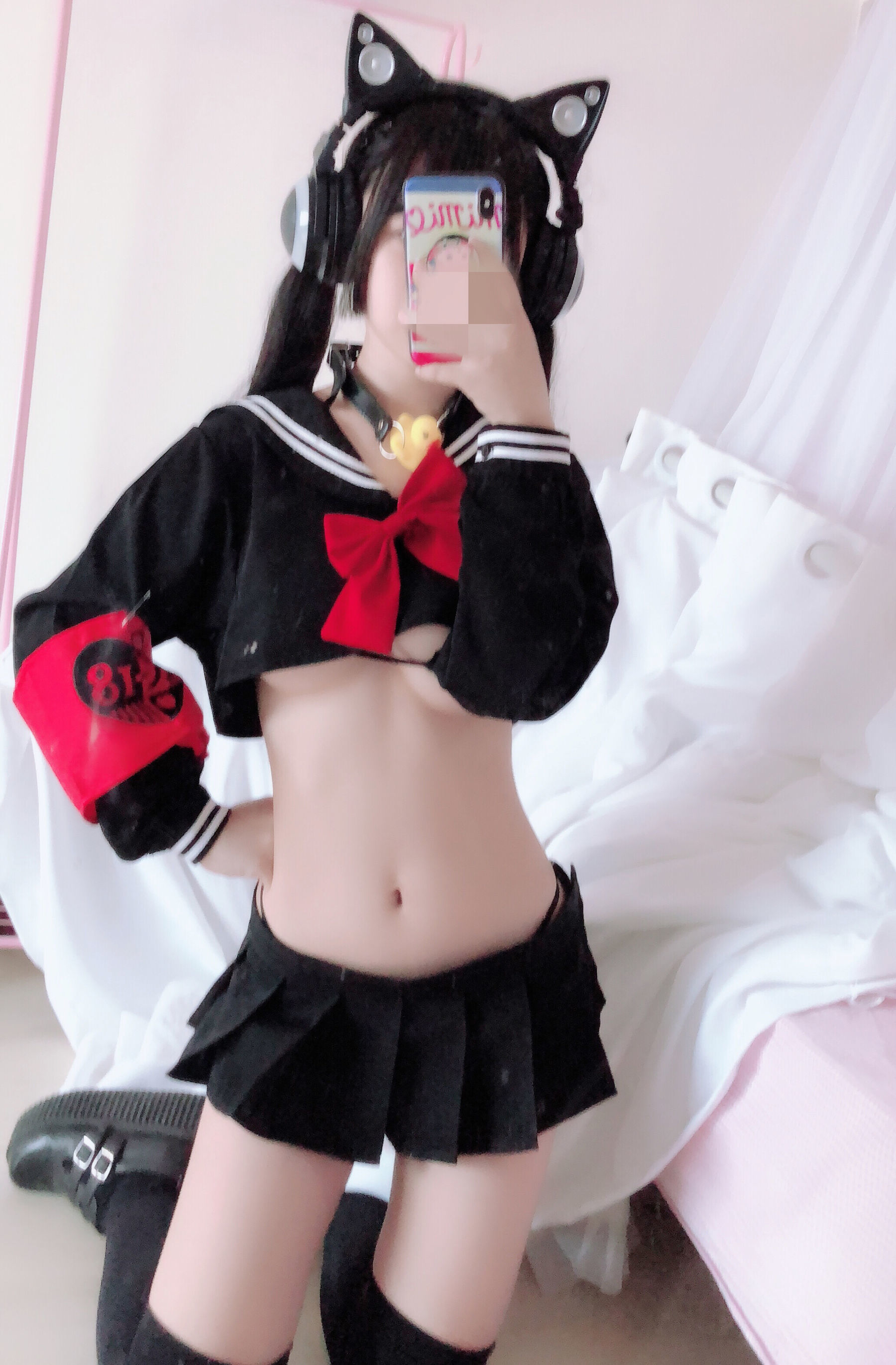 [网红COSER] 桜井宁宁 - 半乳制服/(70P)