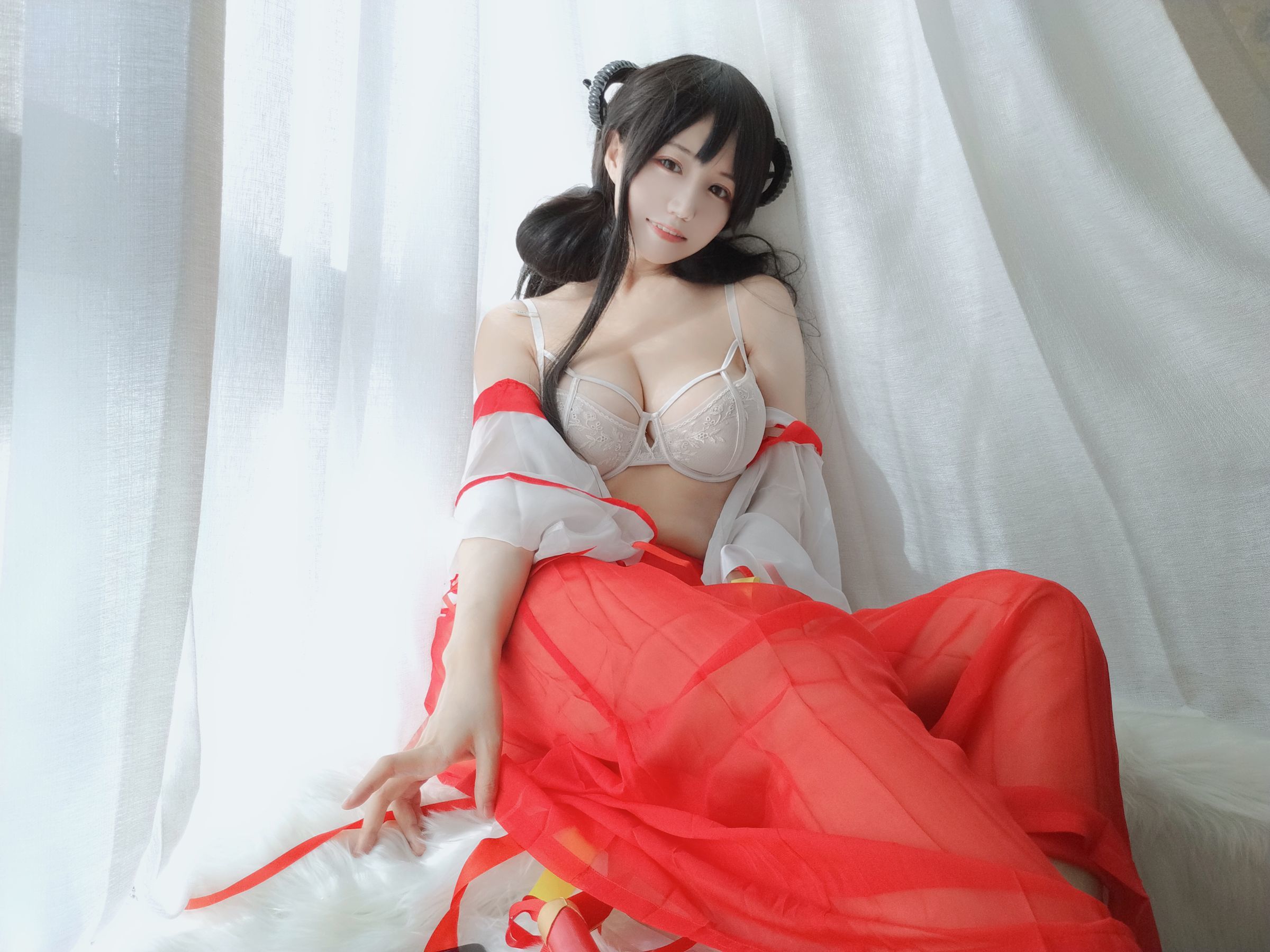 [网红COSER] 动漫博主小仓千代w - 巫女/(34P)