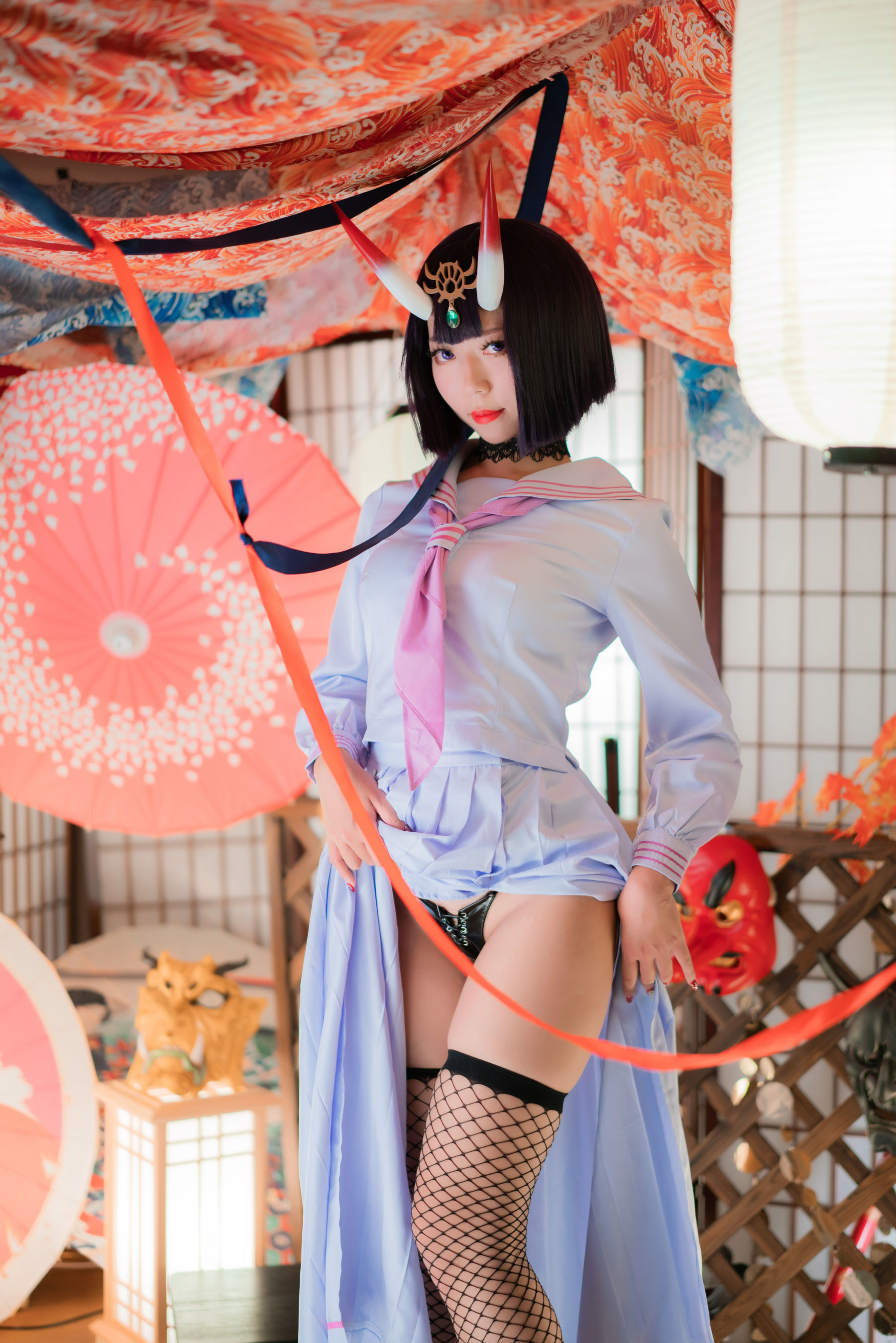 [网红COSER] 动漫博主Money冷冷 - 酒吞童子/(41P)