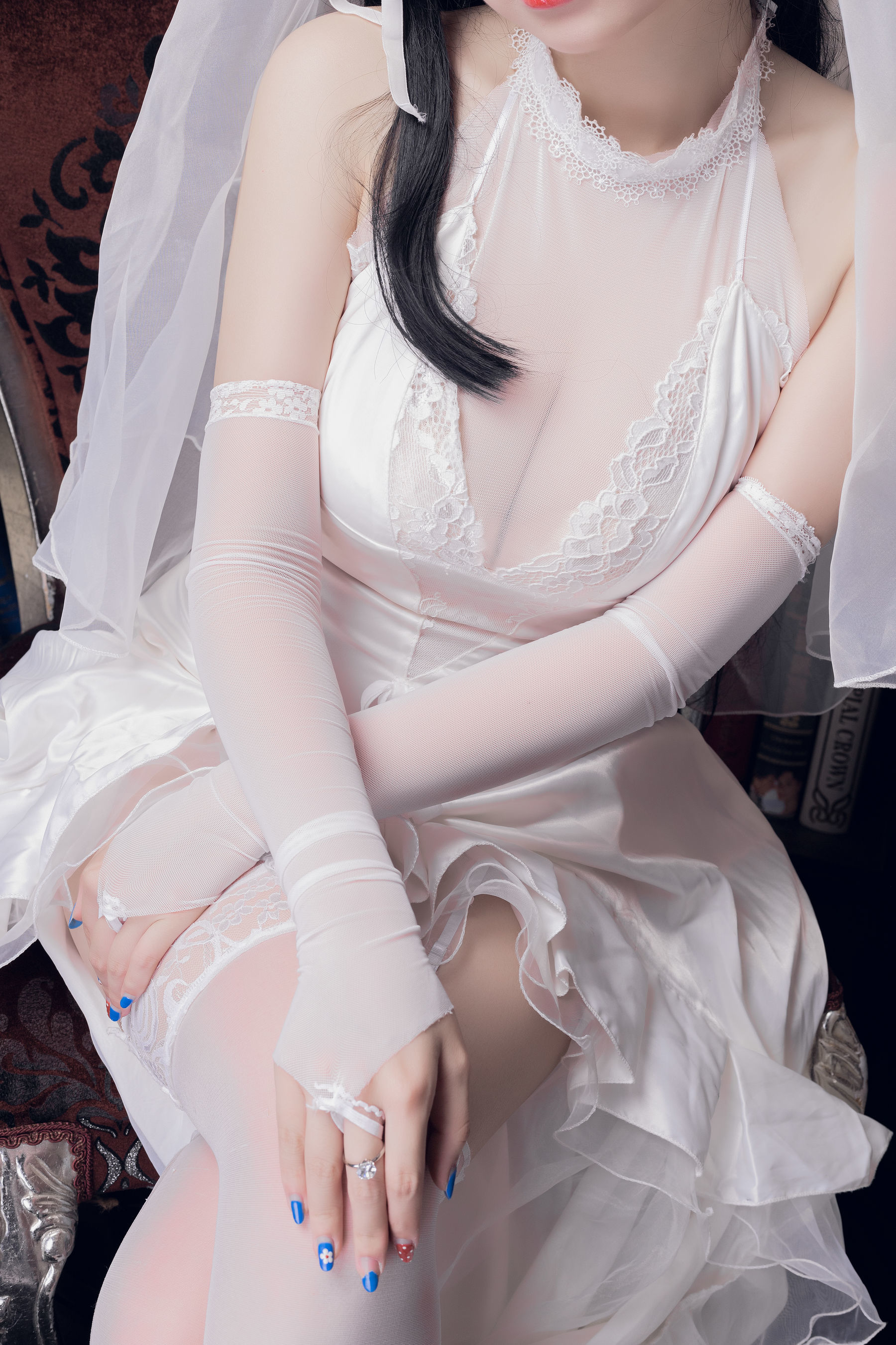 [网红COSER] 动漫博主雪晴Astra - 爱宕花嫁/(18P)