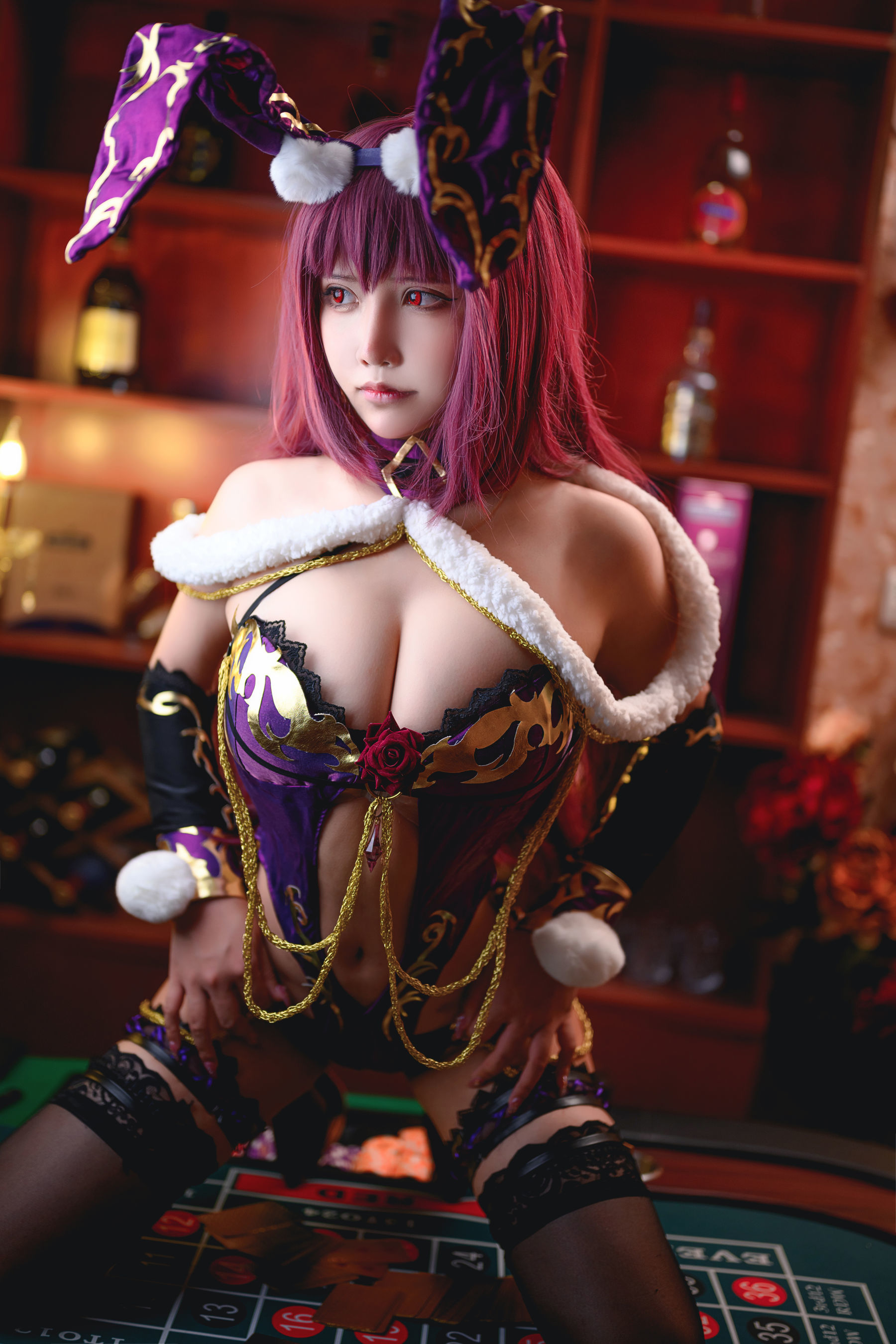 [网红COSER] 二次元妹子抱走莫子aa - 兔女郎/(51P)