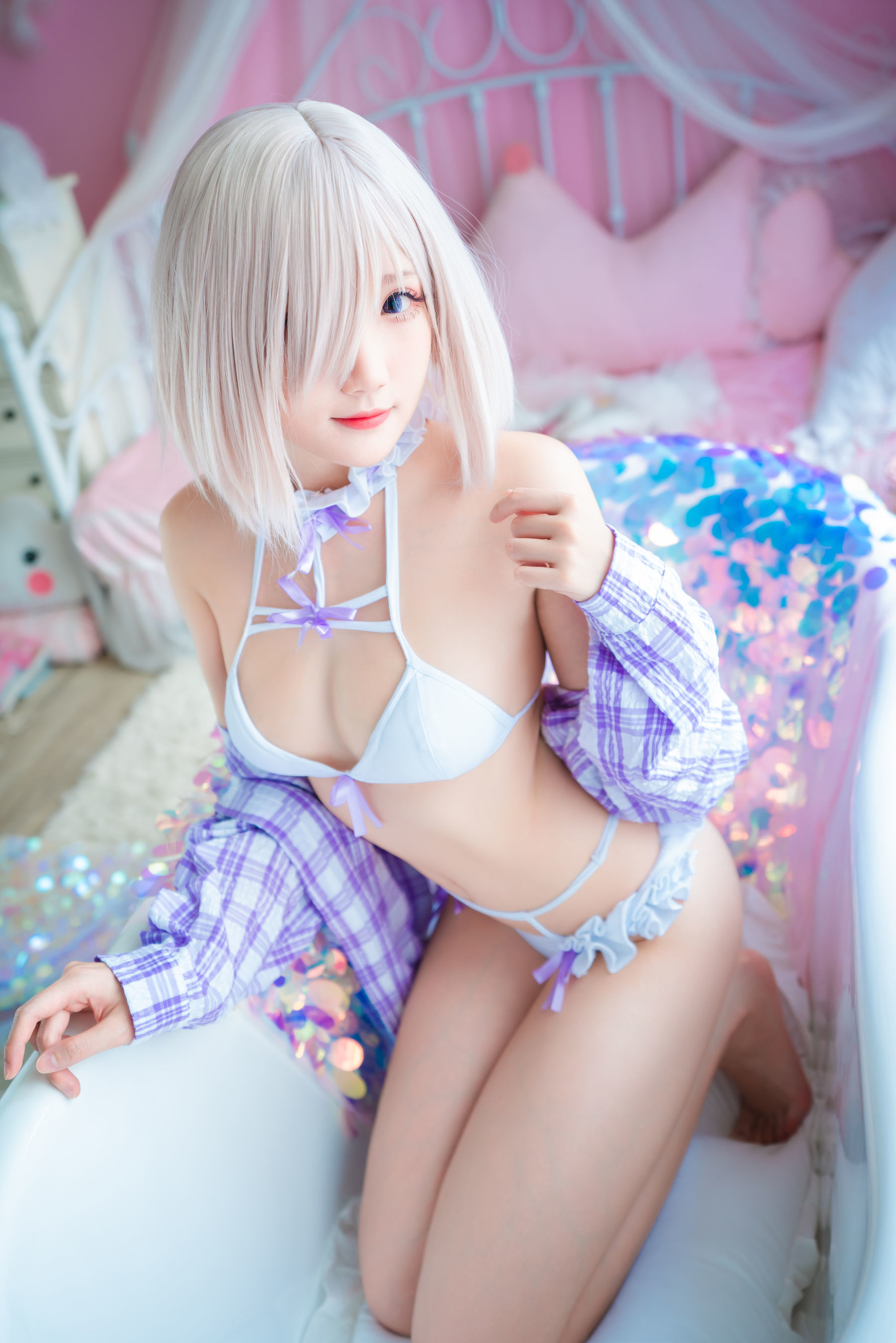 [网红COSER] Coser瓜希酱福利 - 玛修下着/(10P)