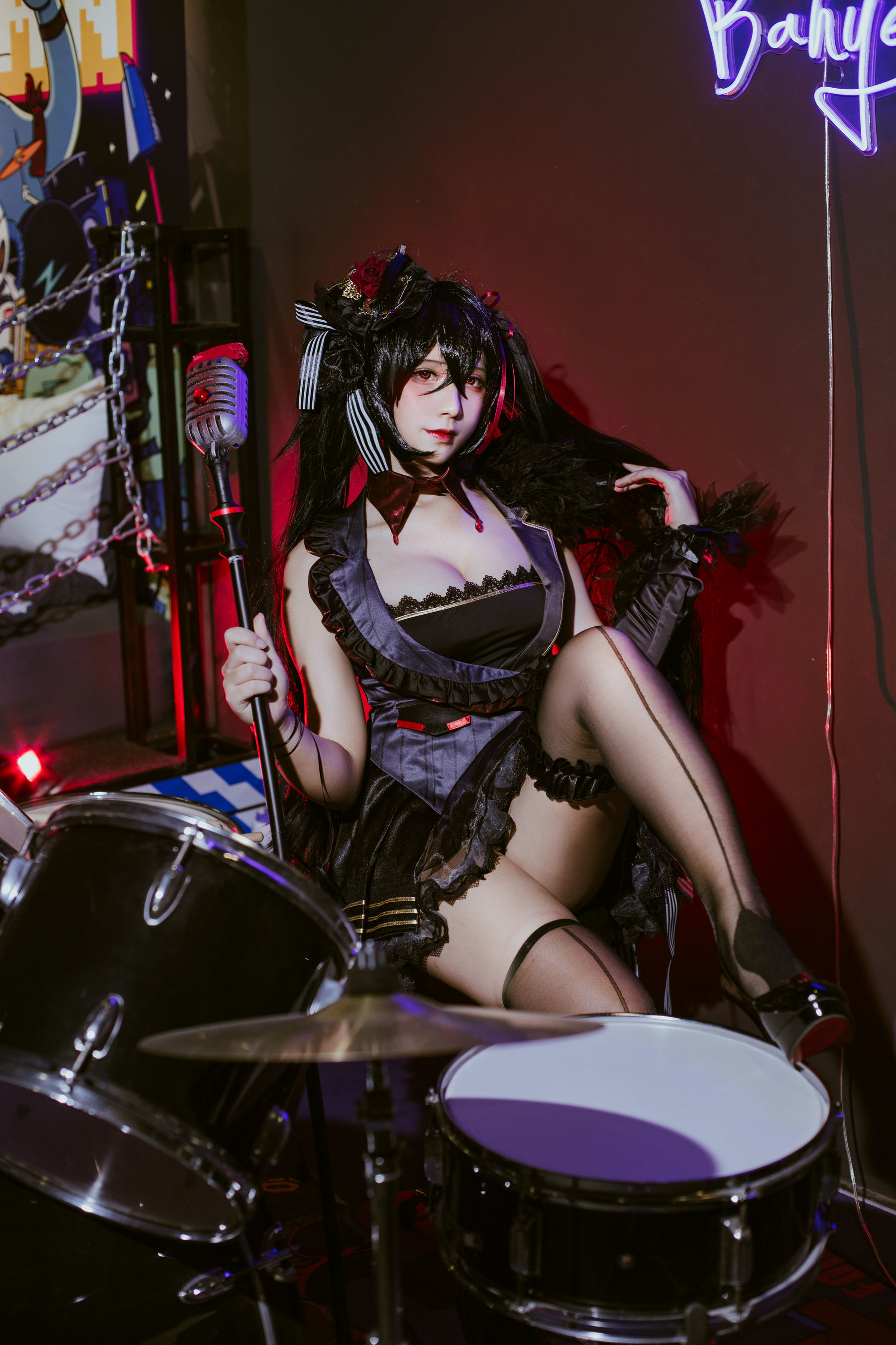 [网红COSER] 动漫博主九曲Jean - 大凤打歌服/(30P)