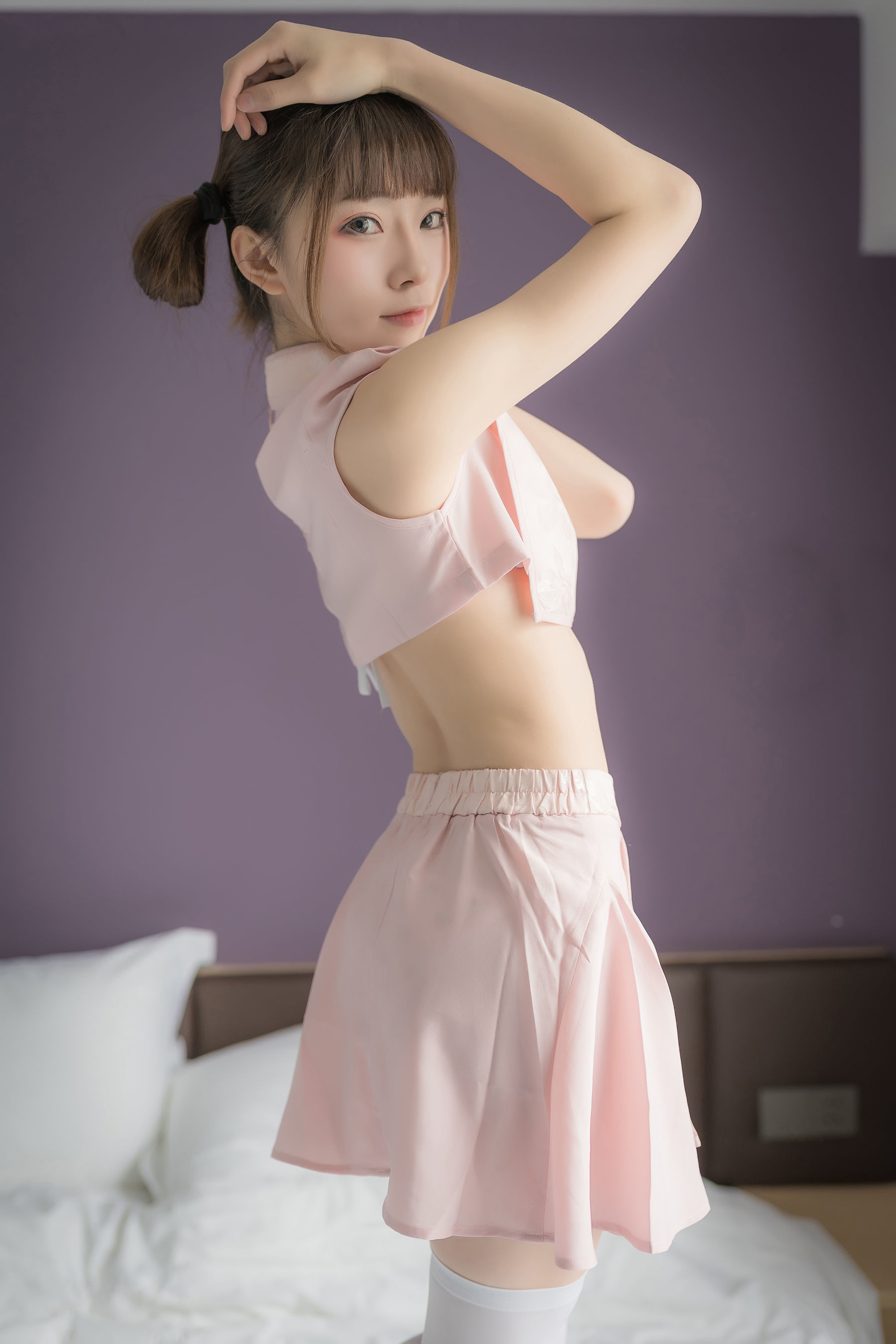 [网红COSER] 动漫博主Kitaro_绮太郎 - 粉色团子/(41P)