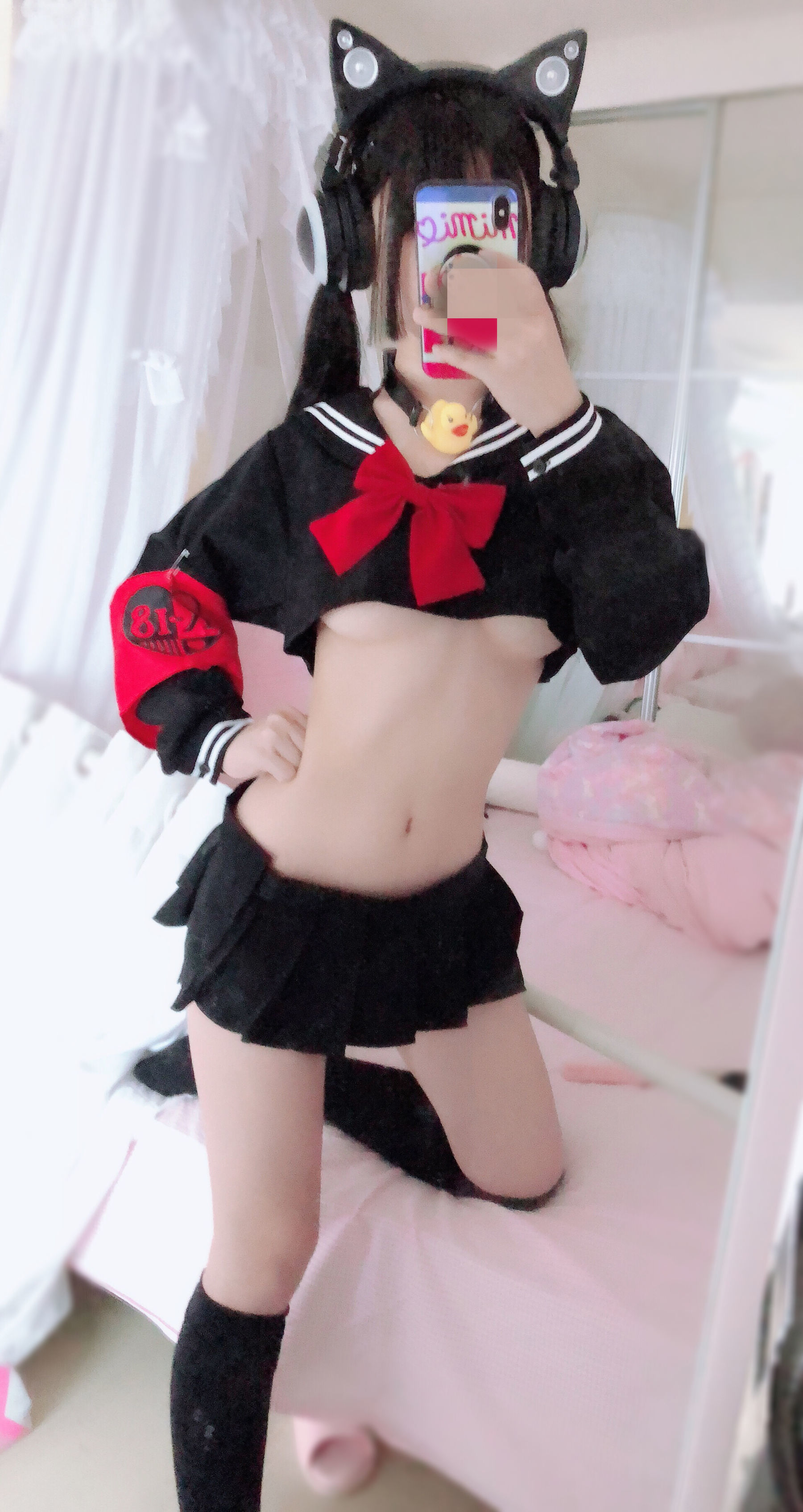 [网红COSER] 桜井宁宁 - 半乳制服/(70P)