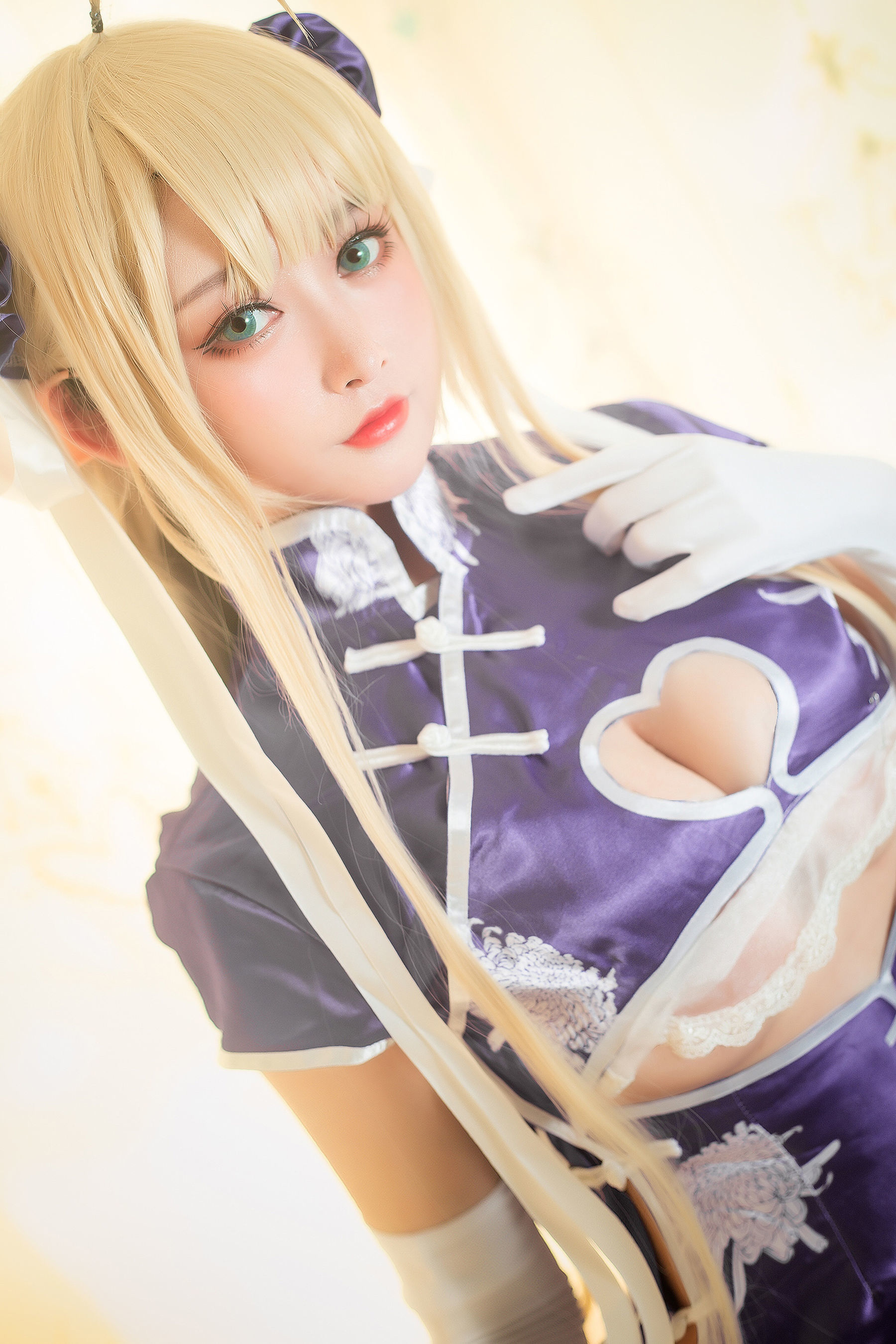 [网红COSER] 高颜值coser念念_D - 半人马旗袍/(22P)