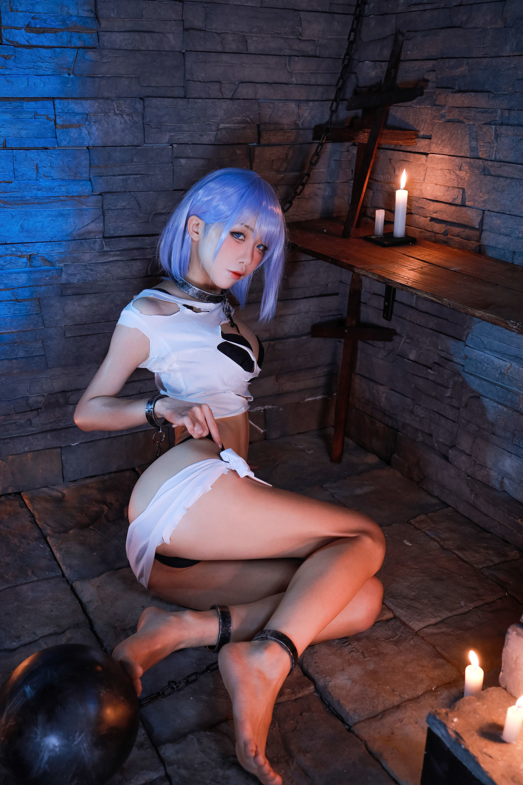 [网红COSER] 动漫博主水淼aqua - 恰巴耶夫/(38P)