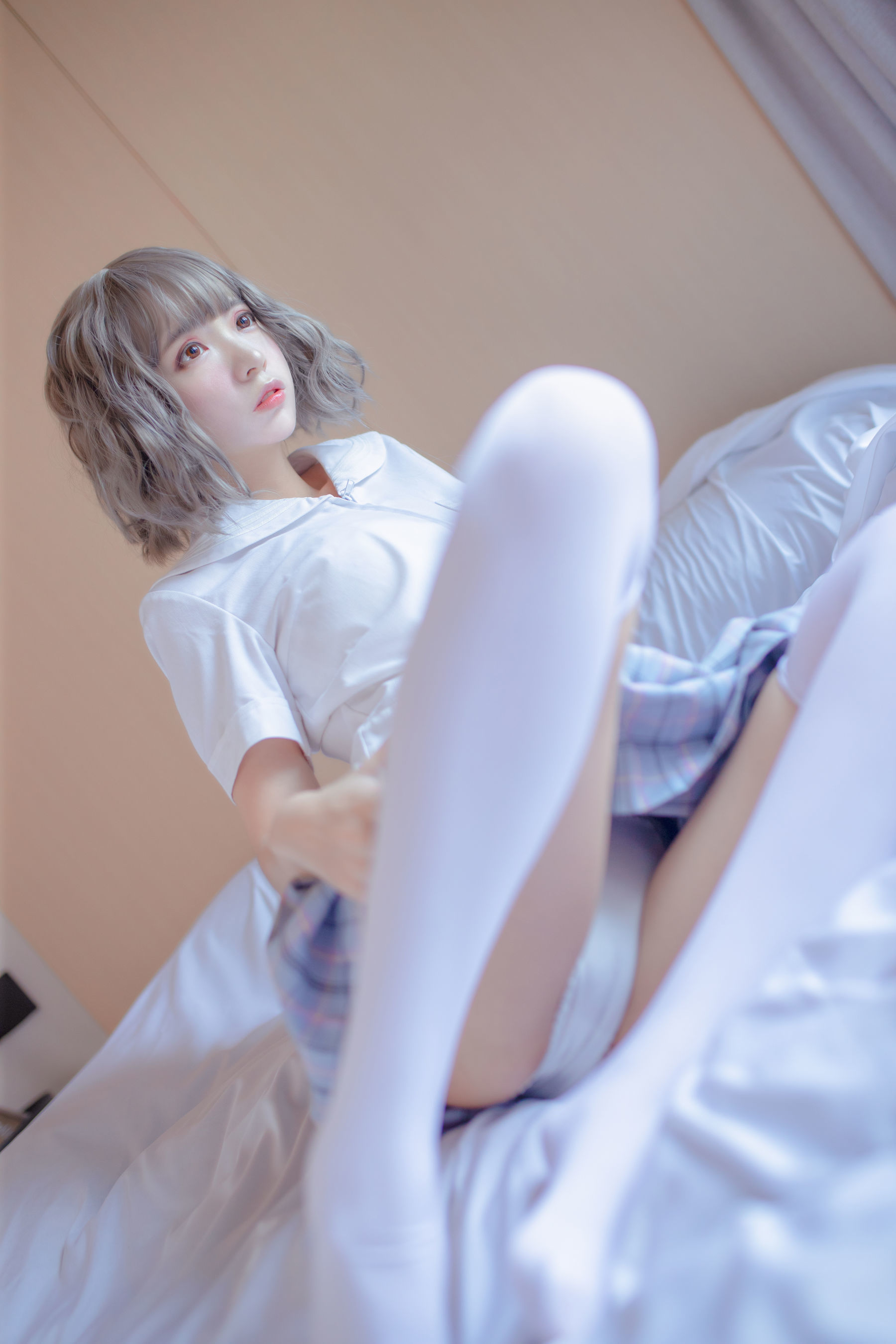 [网红COSER] 疯猫ss - 思绪之JK/(33P)