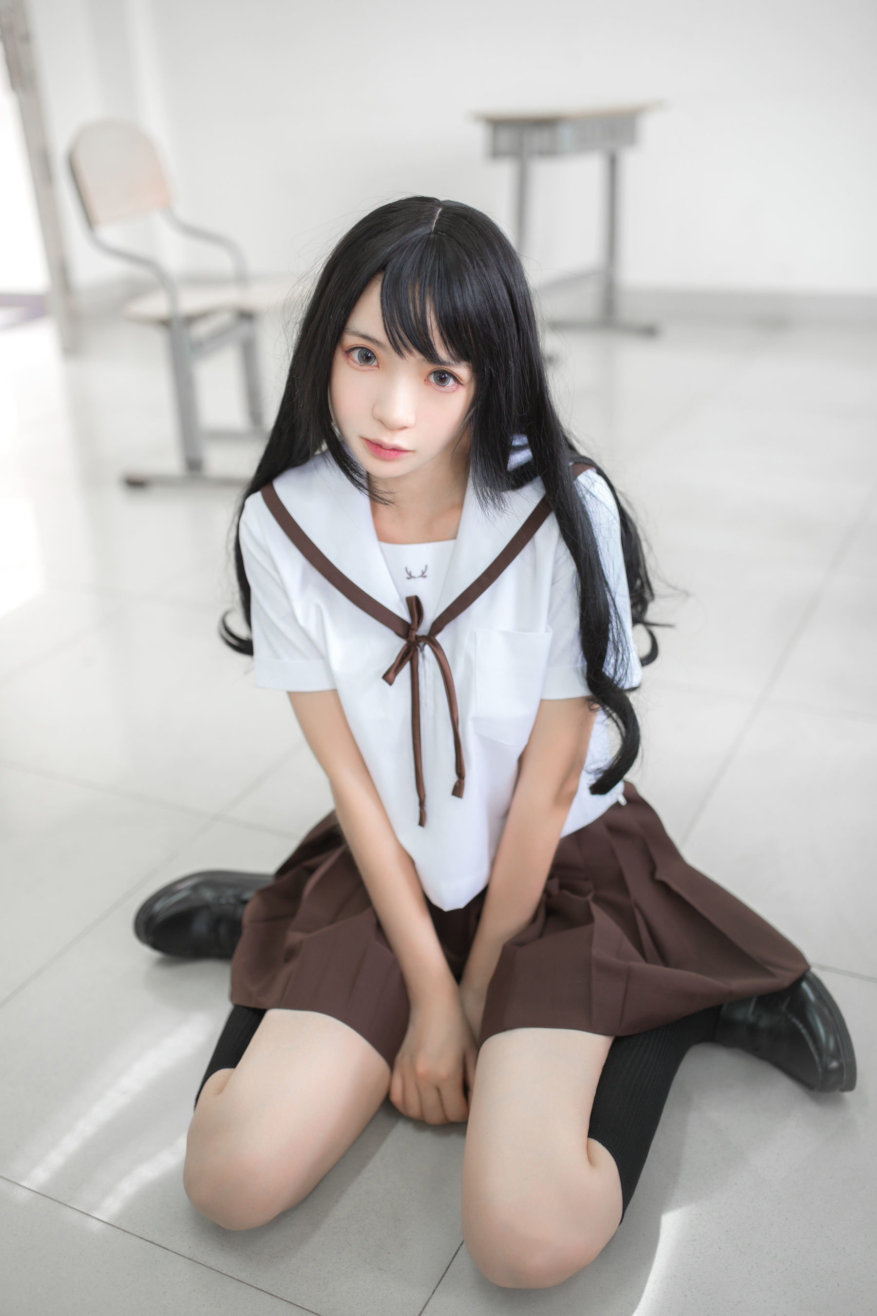 [网红COSER] 疯猫ss - 水手服和睡衣/(38P)