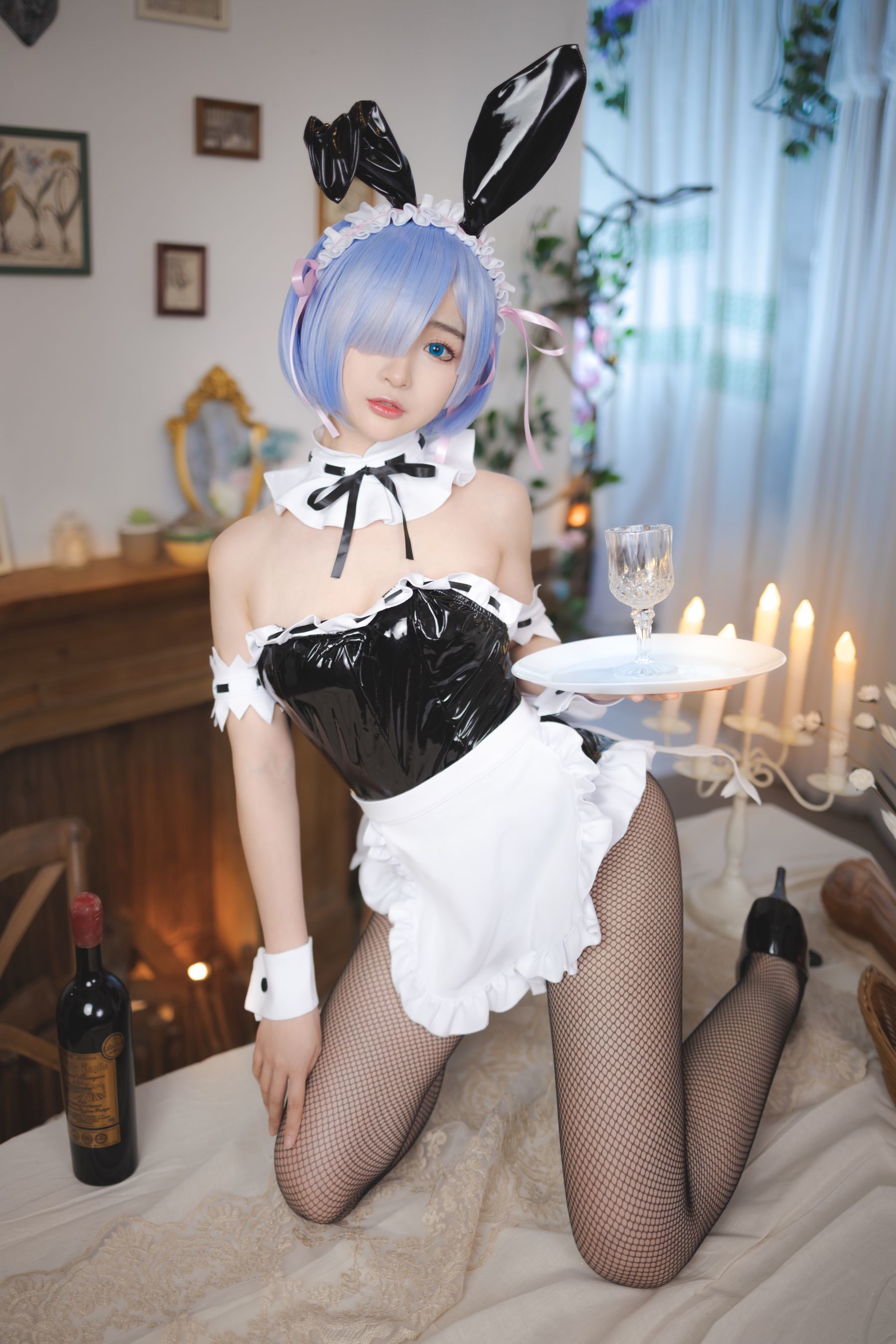 [网红COSER] 桜井宁宁 - 蕾姆兔女郎/(34P)