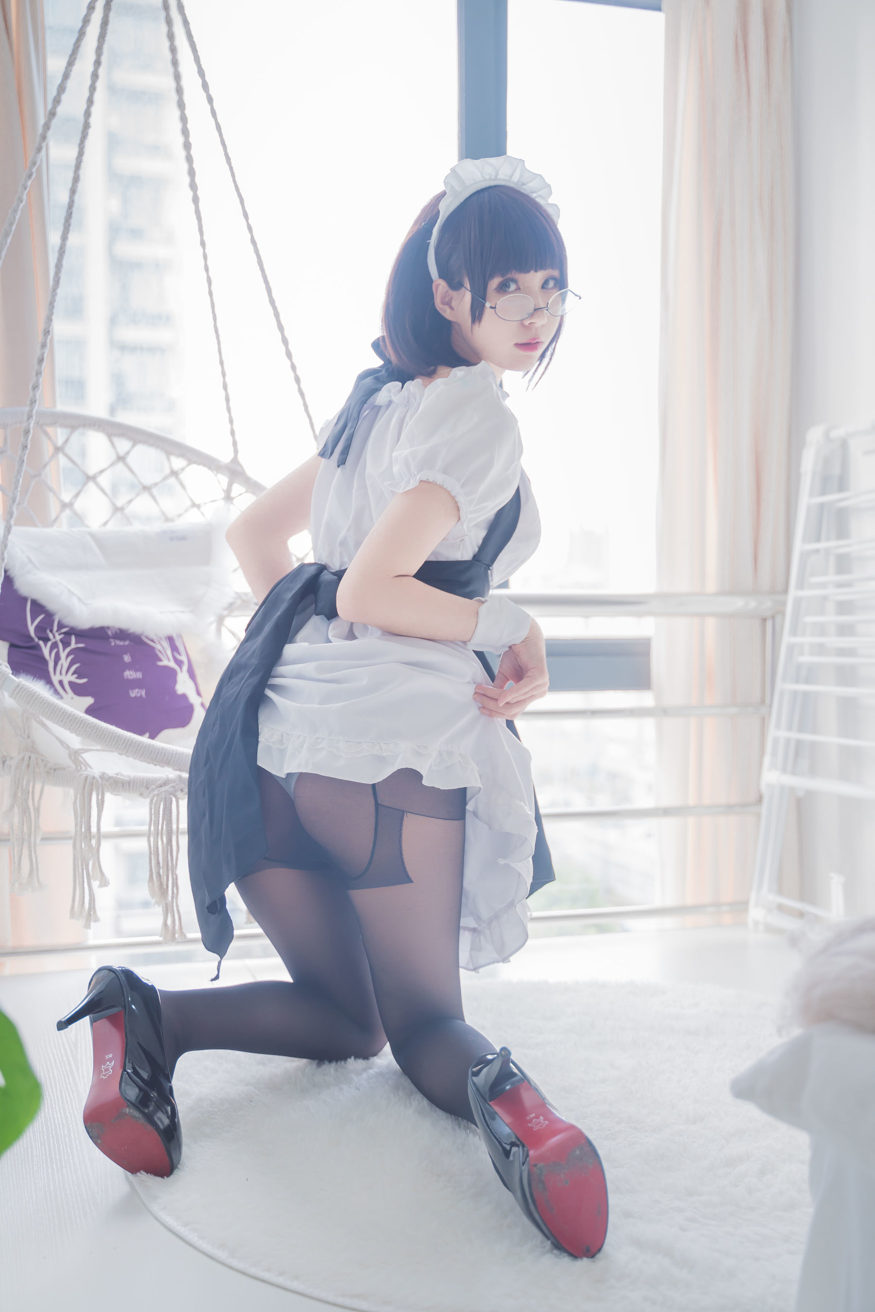 [网红COSER] 西园寺南歌 - 黑袜/(30P)