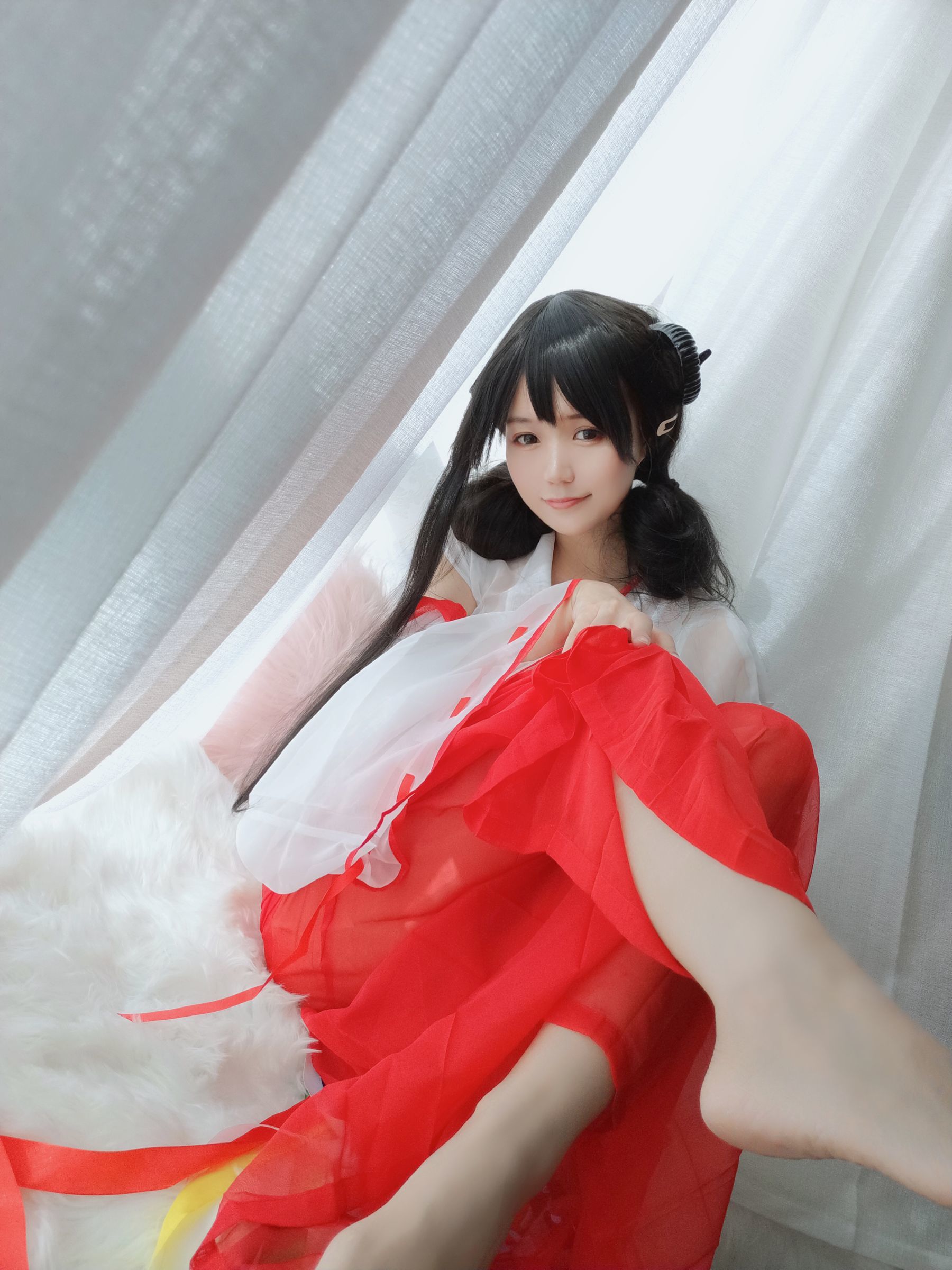 [网红COSER] 动漫博主小仓千代w - 巫女/(34P)