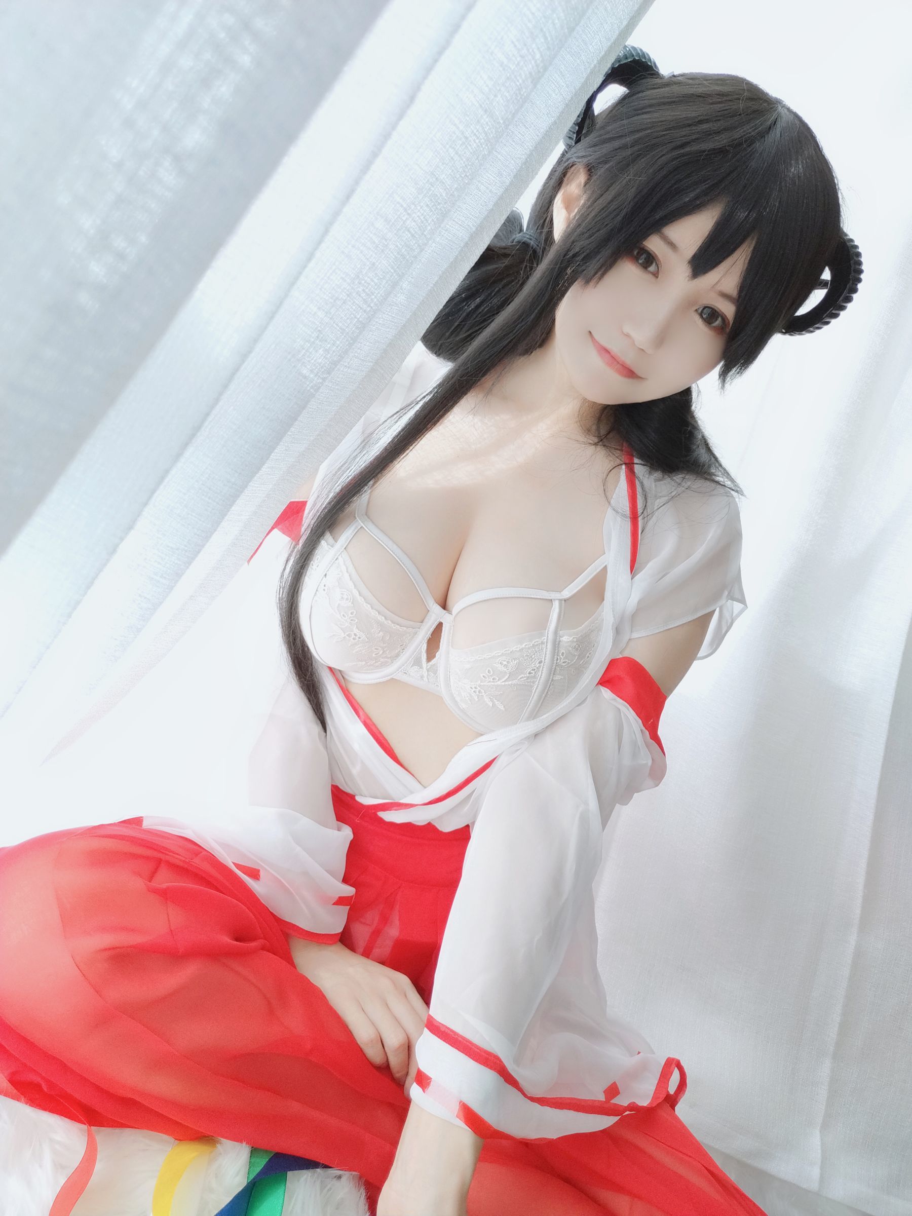 [网红COSER] 动漫博主小仓千代w - 巫女/(34P)