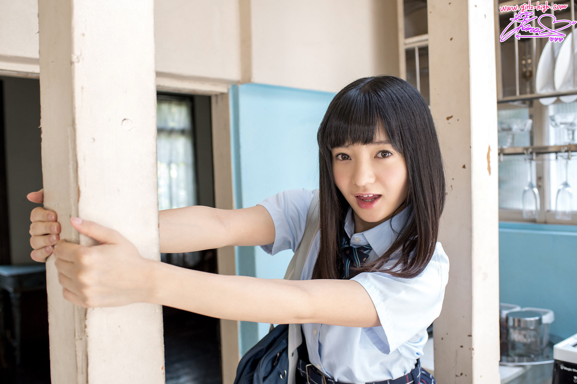 [Girlz-High] 西永彩奈 Ayana Nishinaga - 校服少女的诱惑 - ghwb_003_001/(59P)