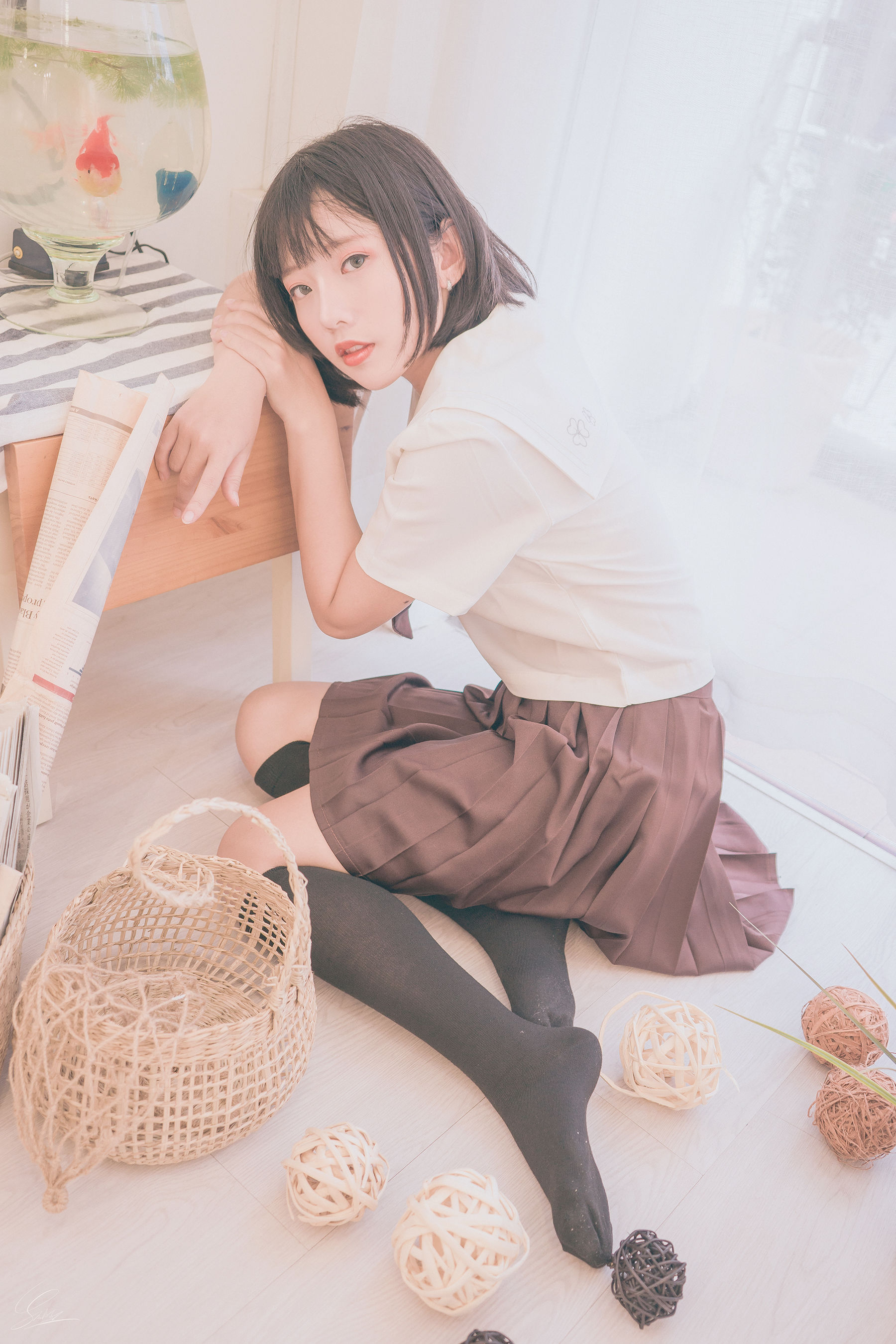 [Cosplay写真] Messie Huang - Birthday Seifuku/(20P)