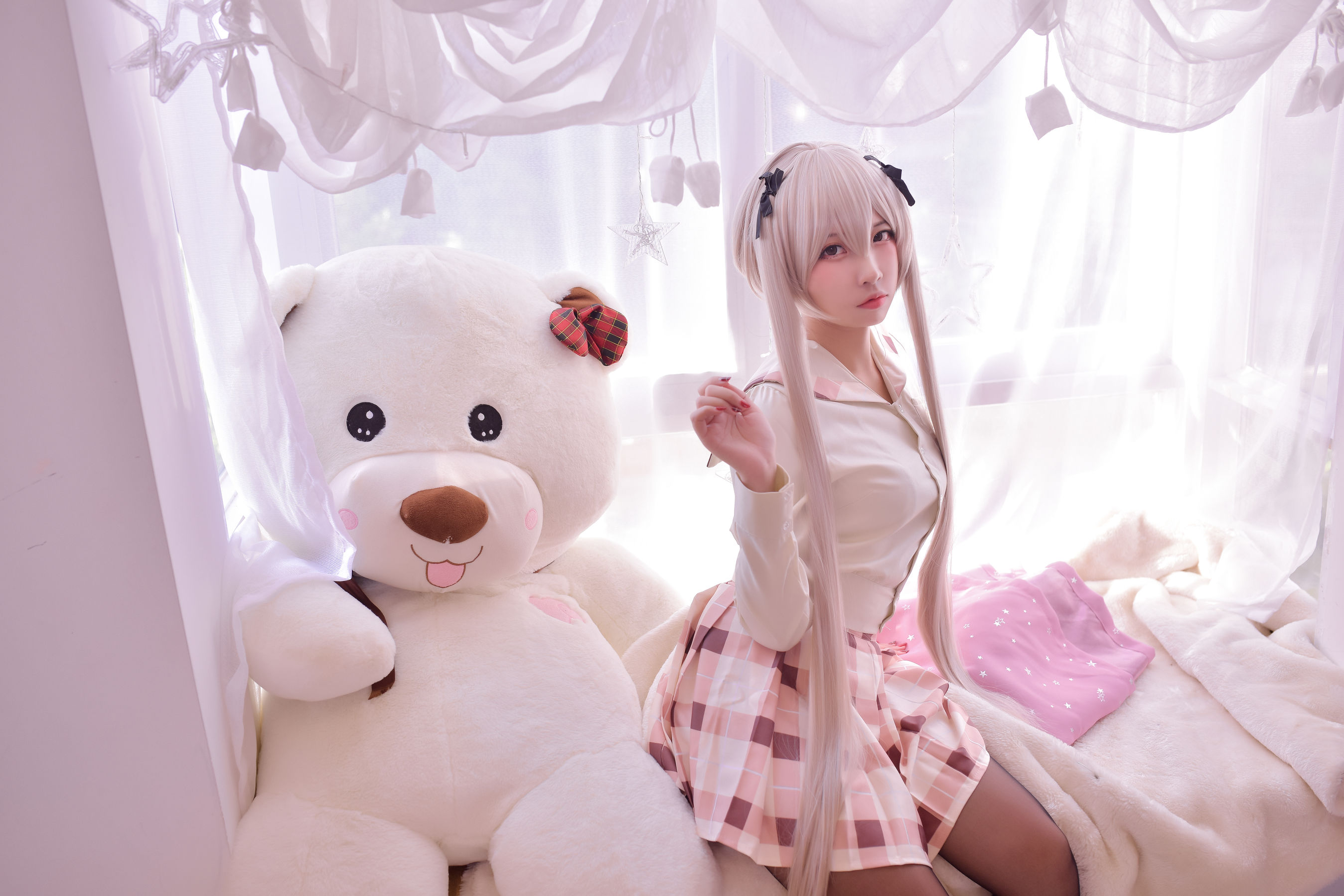 [Cosplay写真] 人气Coser二佐Nisa - 穹妹校服/(46P)