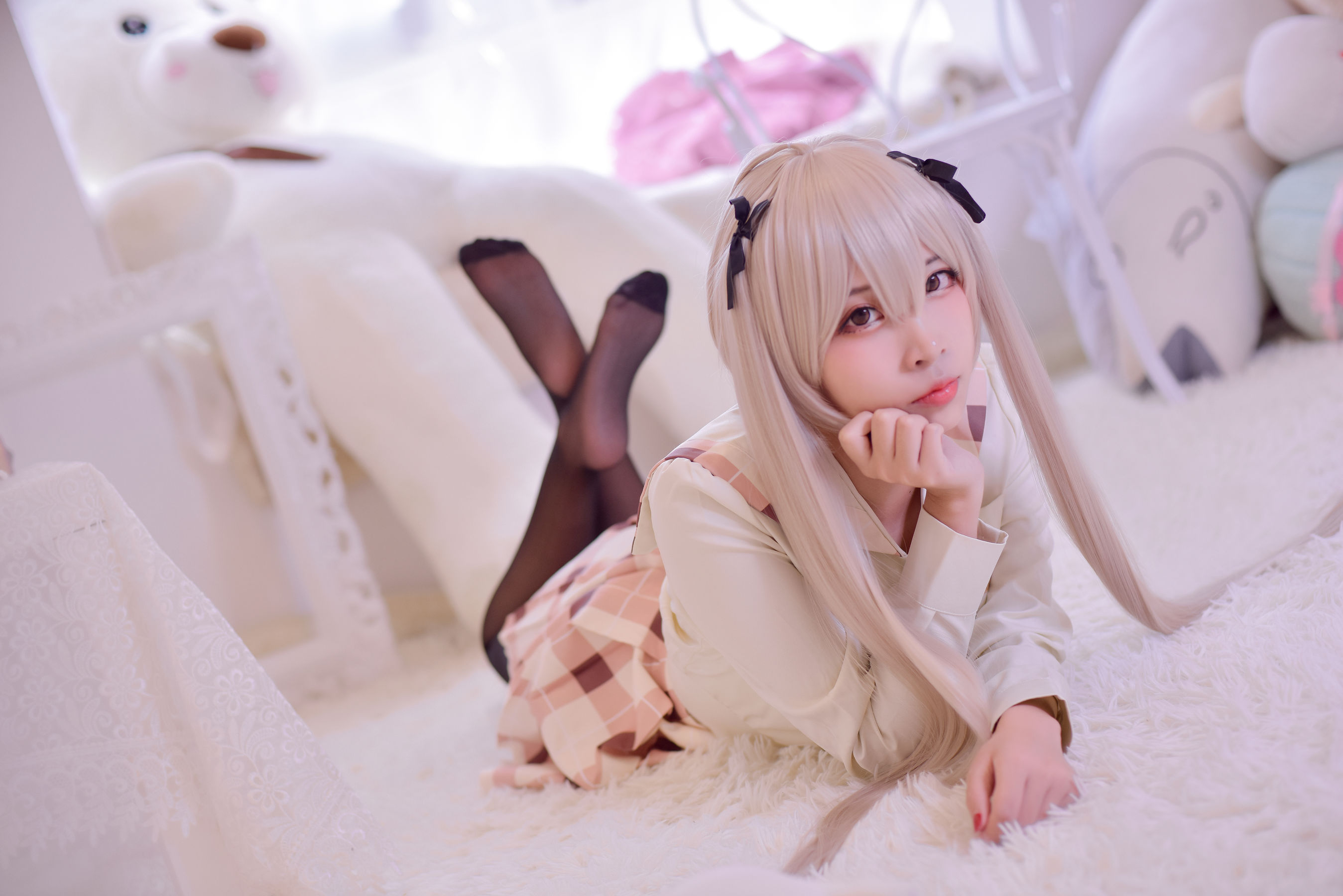 [Cosplay写真] 人气Coser二佐Nisa - 穹妹校服/(46P)