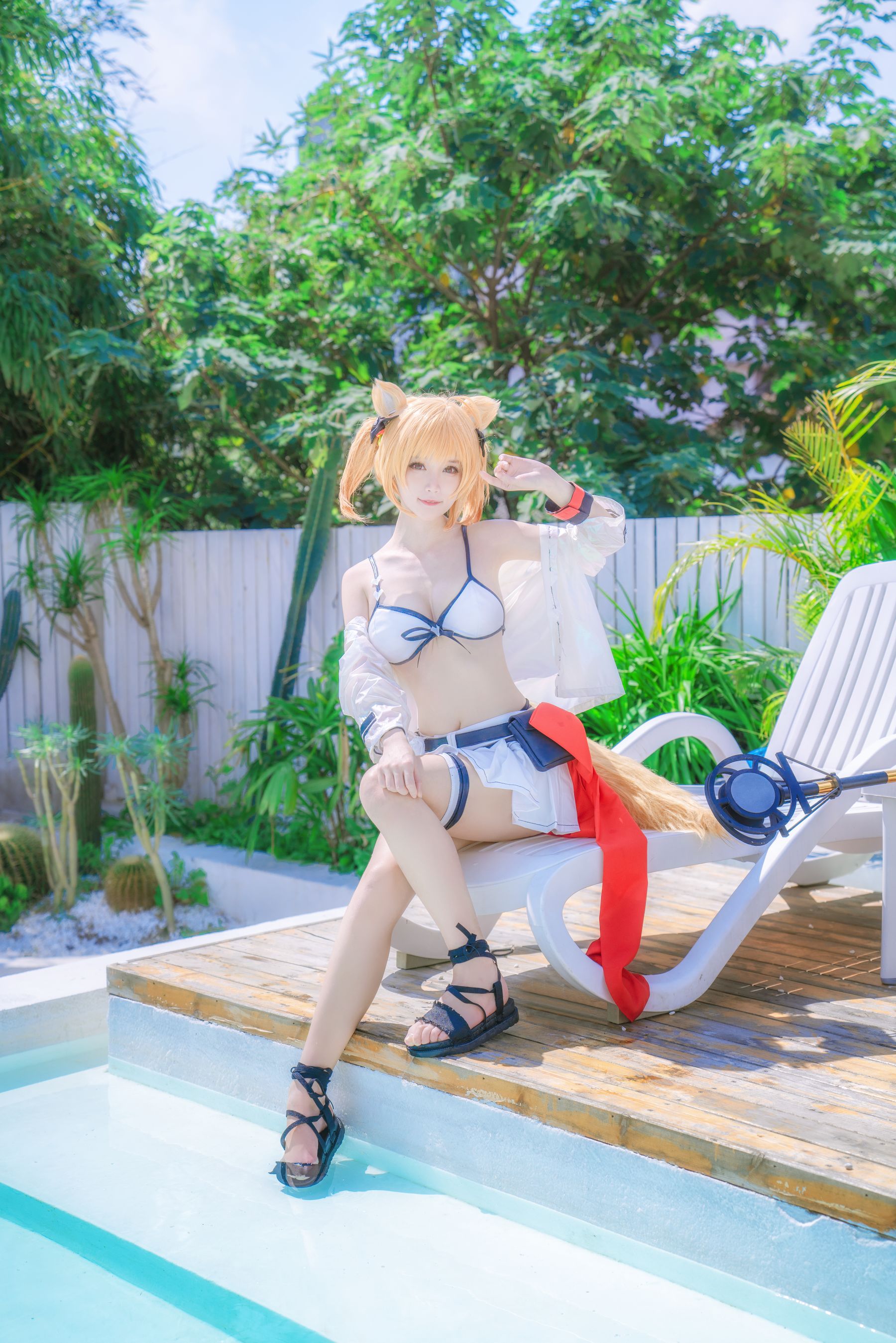 [Cosplay写真] 萌宠博主yui金鱼 - 空泳装/(9P)