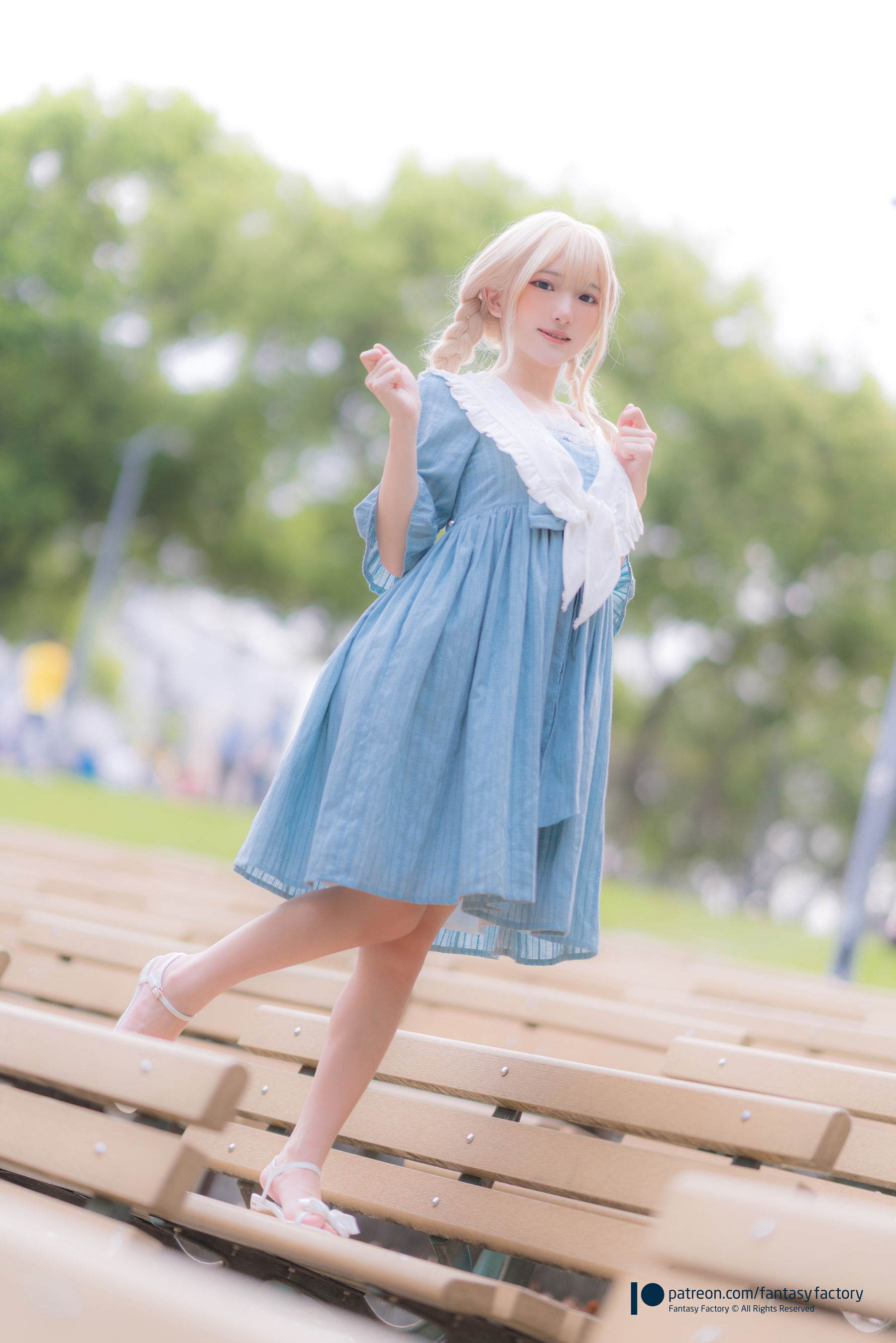 [Cosplay写真] 小丁 《Fantasy Factory》 - 2020.07 女仆 JK 死库水/(130P)