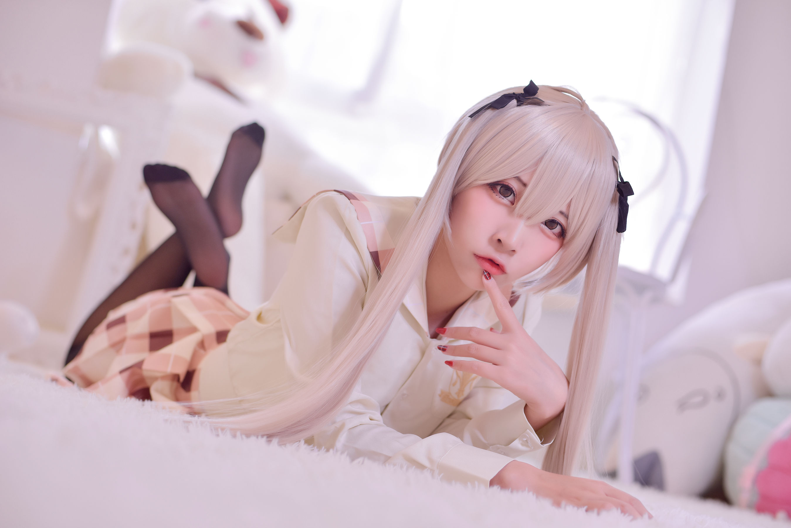 [Cosplay写真] 人气Coser二佐Nisa - 穹妹校服/(46P)