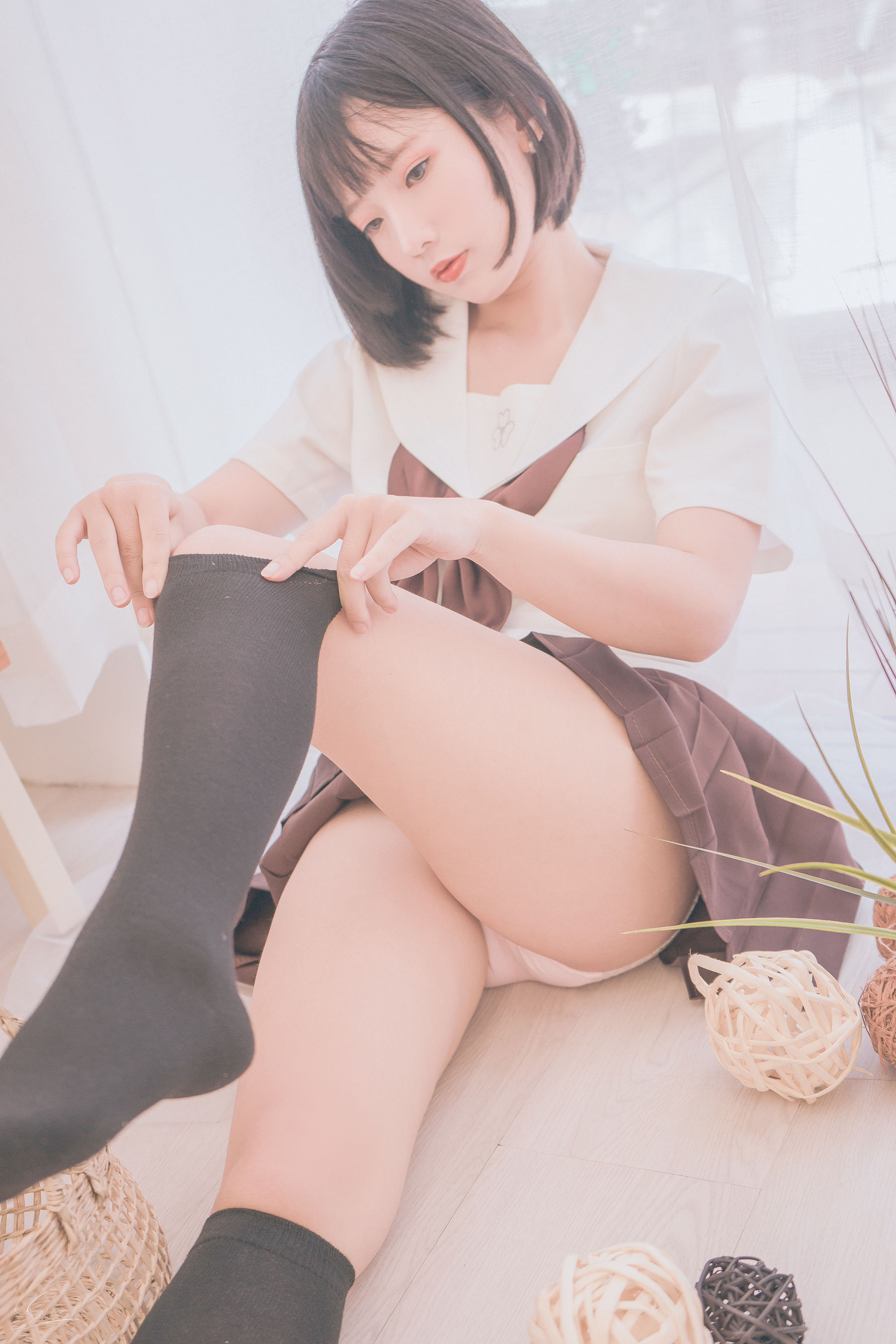 [Cosplay写真] Messie Huang - Birthday Seifuku/(20P)