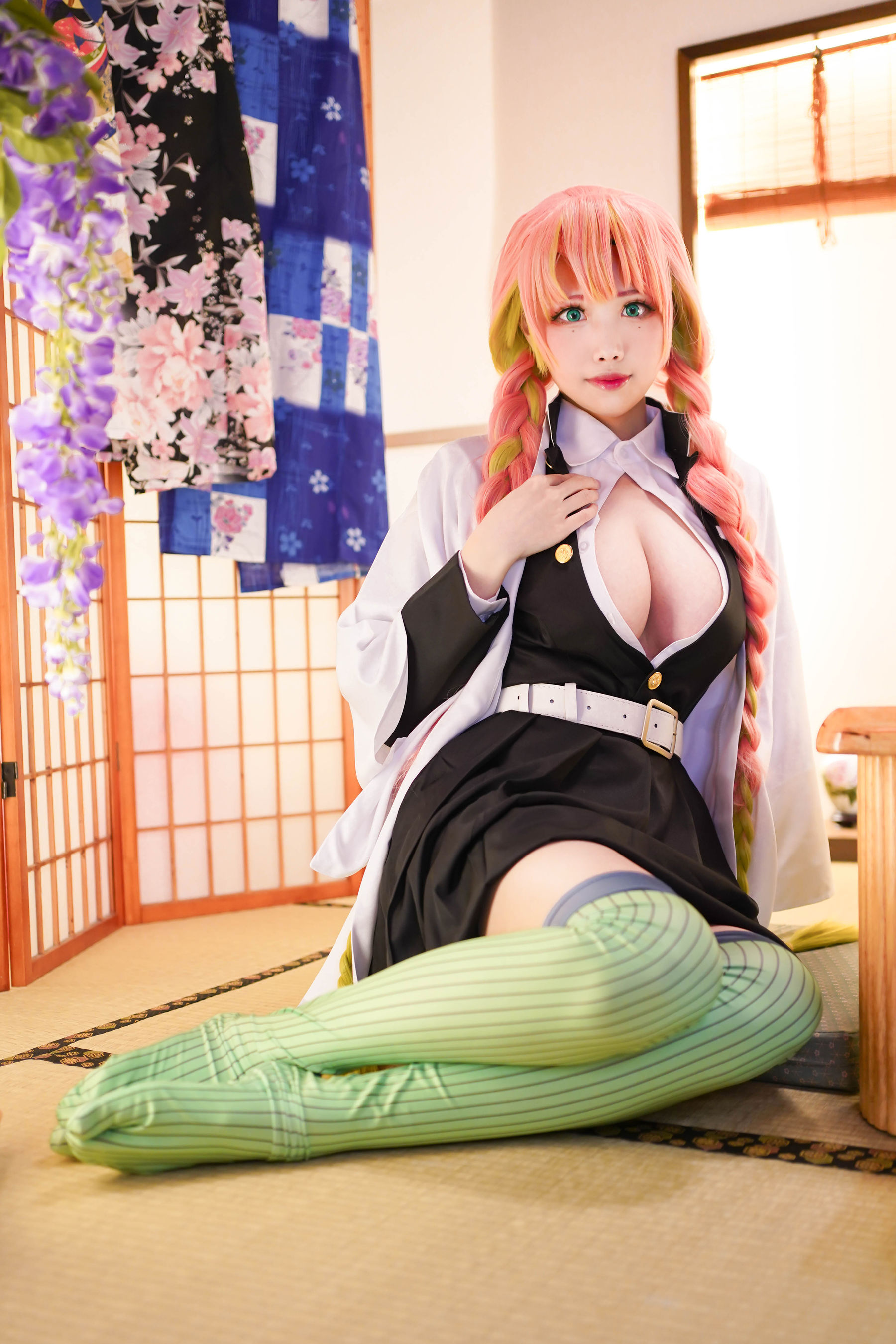 [Cosplay写真] Coser萱-KaYa - 鬼灭之刃 甘露寺/(35P)