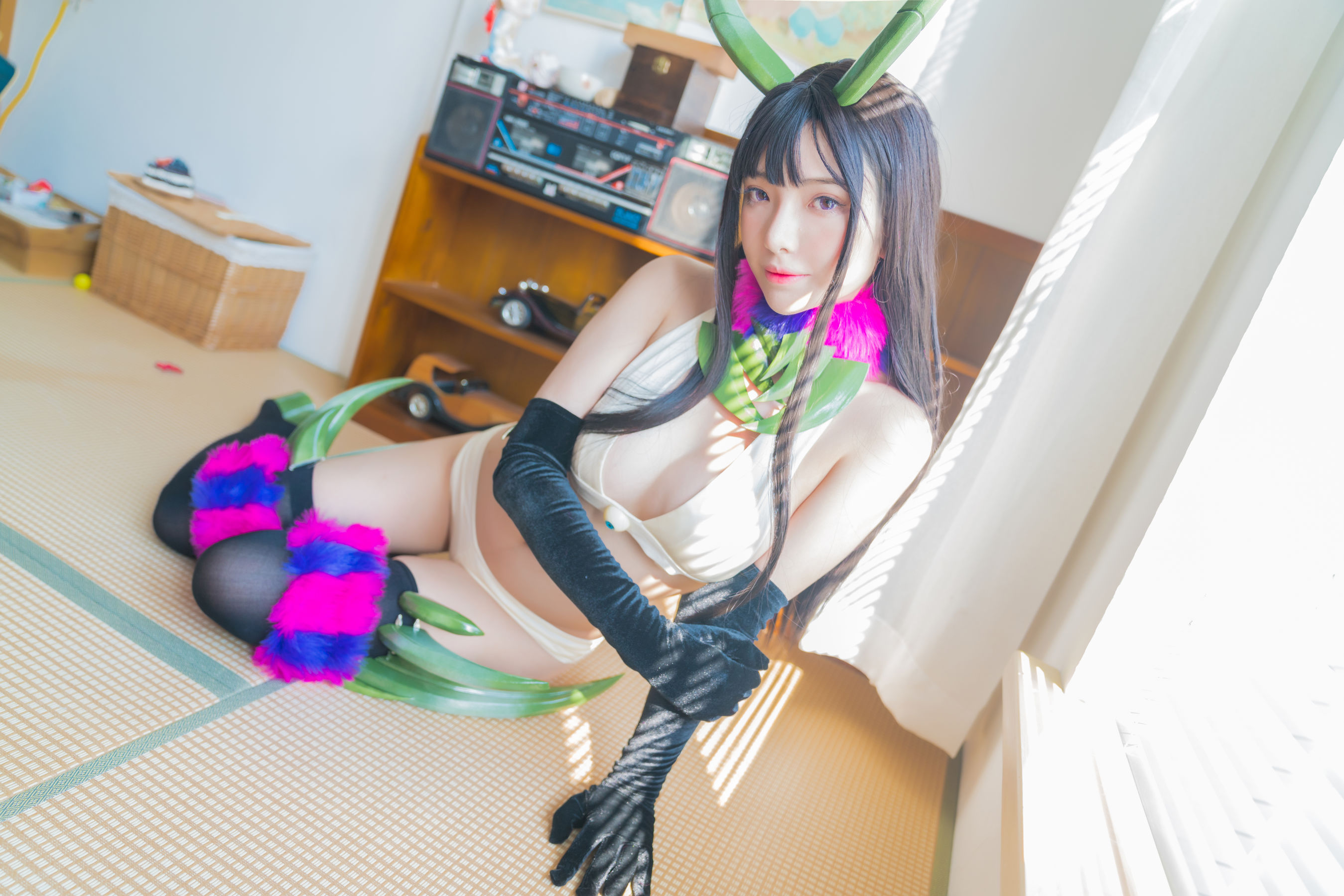 [Cosplay写真] 动漫博主雯妹 - 恶魔姐姐/(28P)