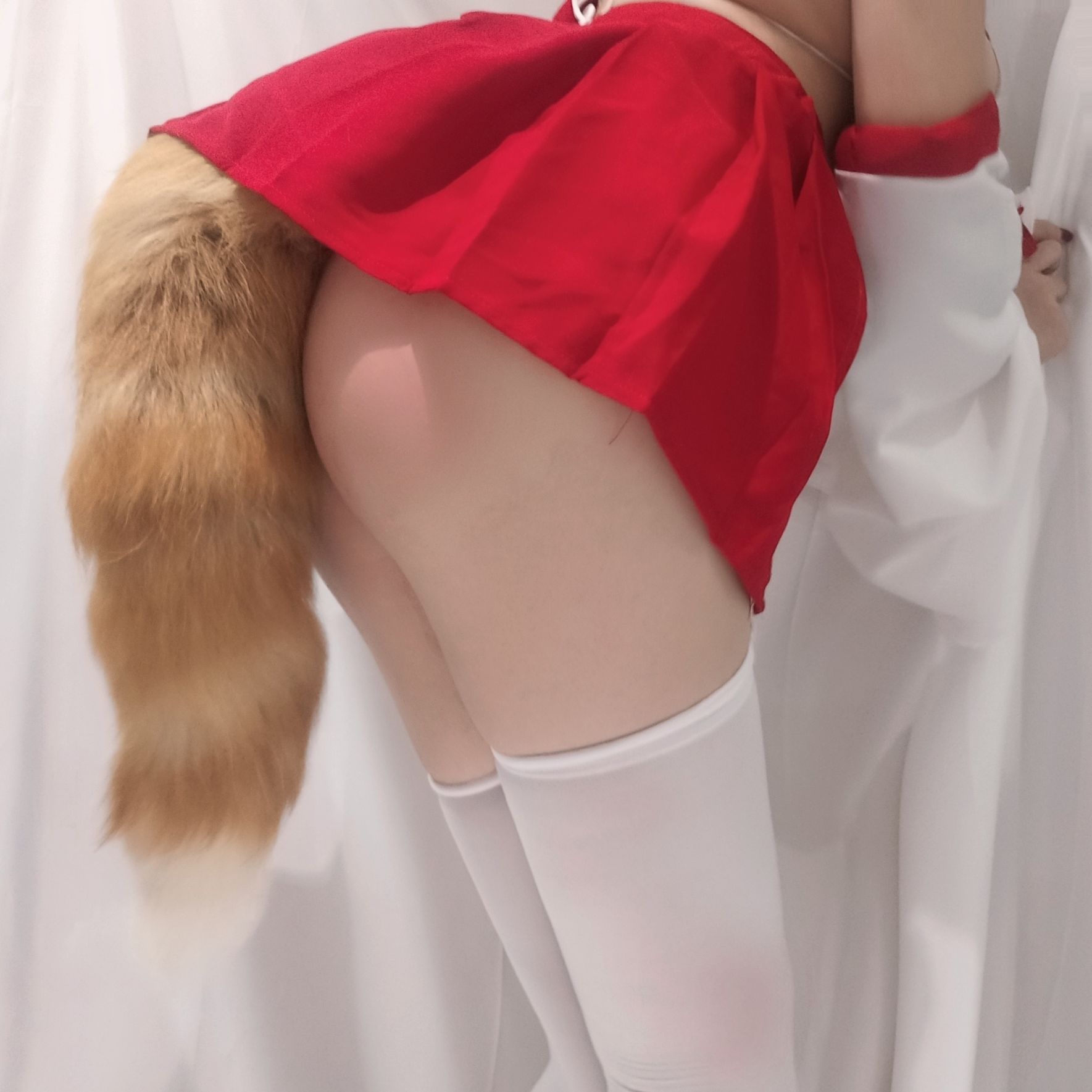 [Cosplay写真] 萌系小姐姐蜜汁猫裘 - 巫女小狐狸/(22P)