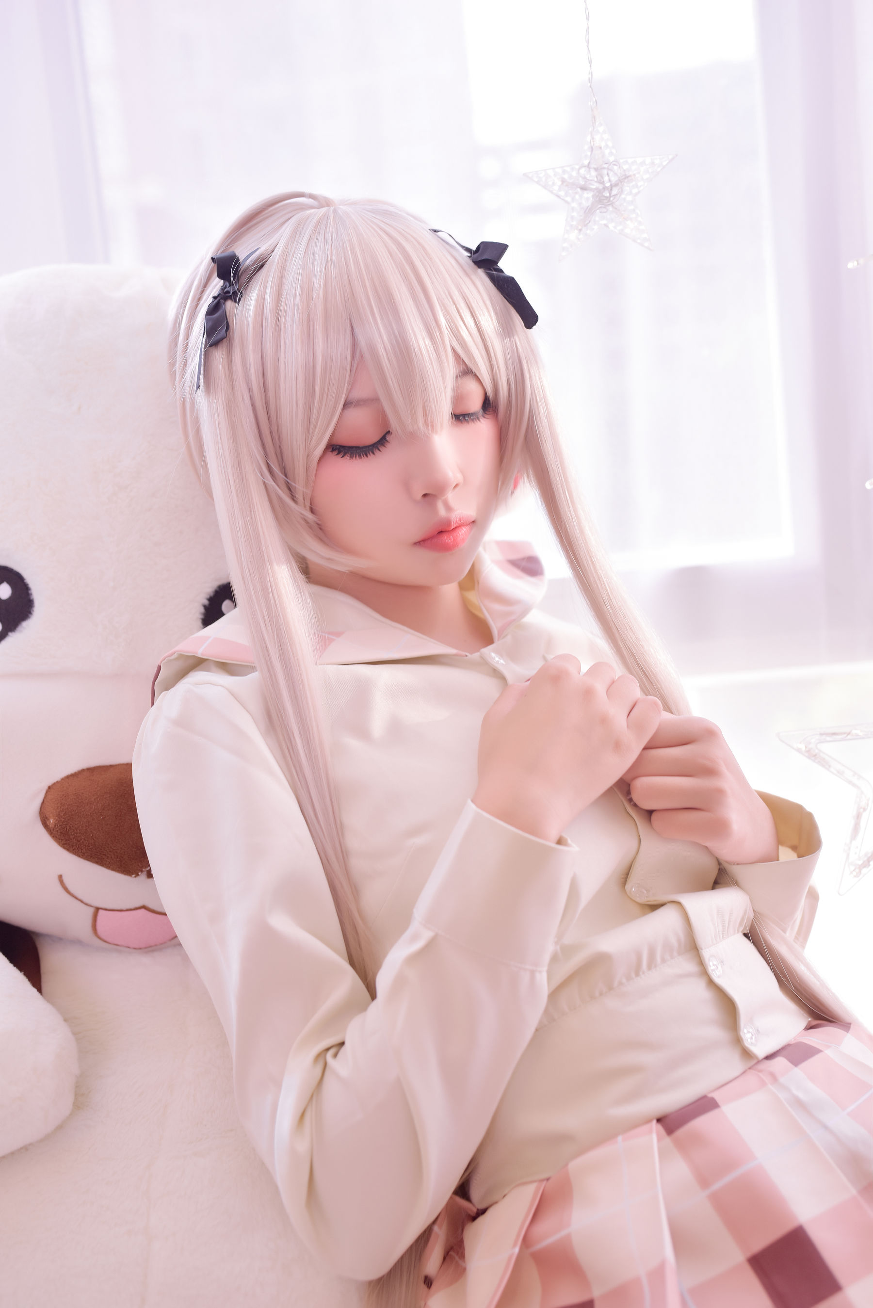 [Cosplay写真] 人气Coser二佐Nisa - 穹妹校服/(46P)