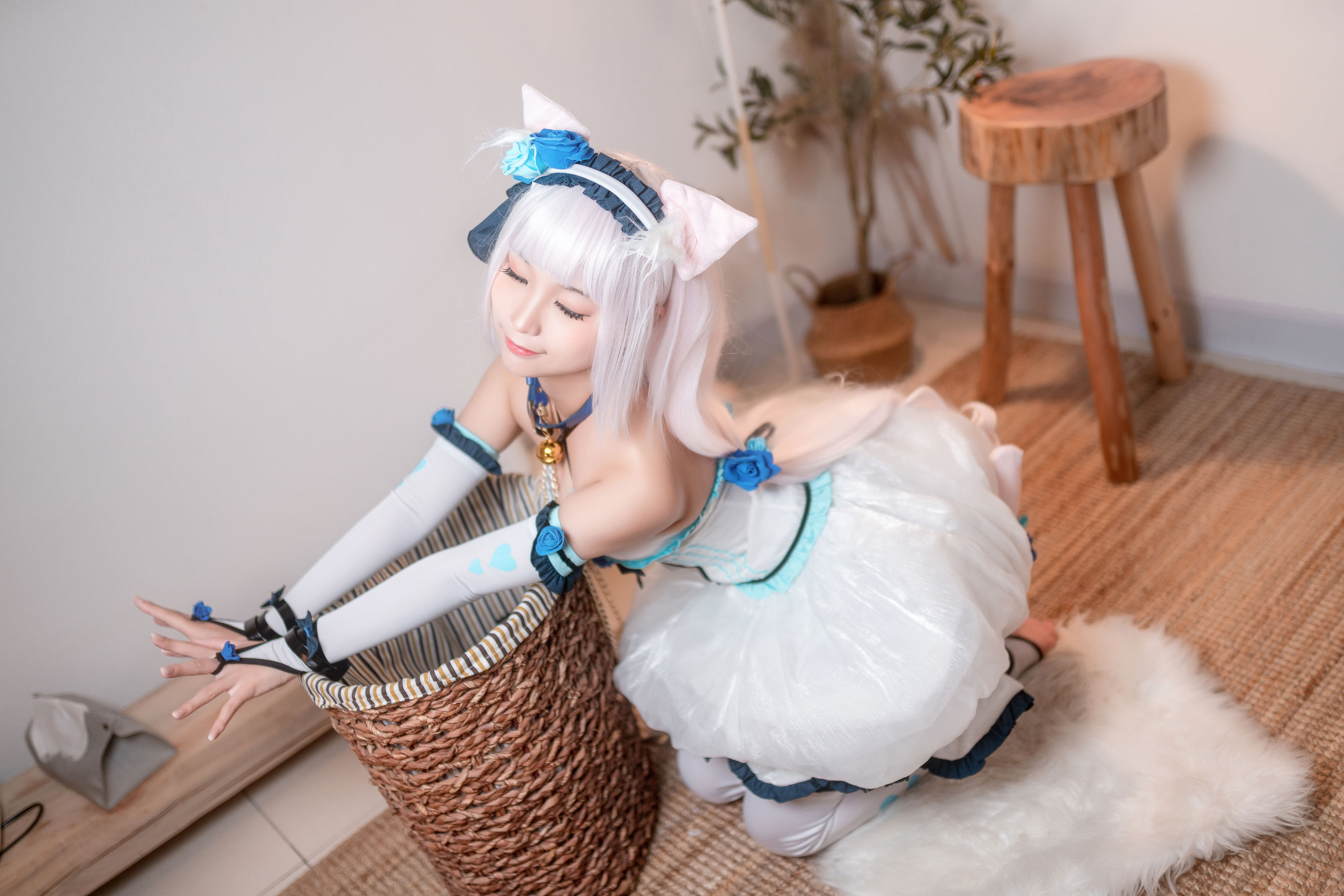 [Cosplay写真] 动漫博主蠢沫沫 - 香子兰/(44P)