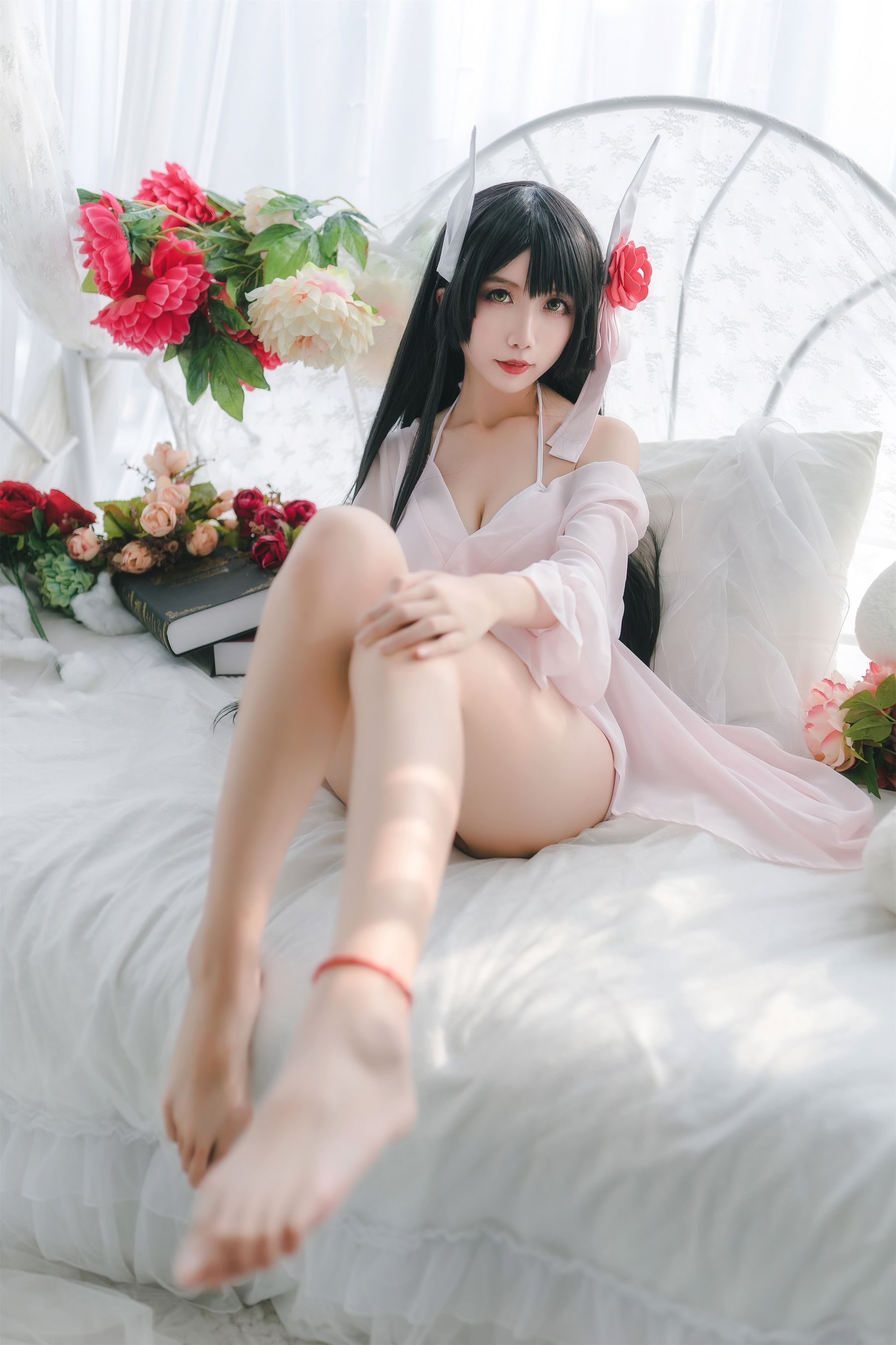 [Cosplay写真] 萌娘迷失人形QUQ - 鲟（比叡）月下巡游/(21P)