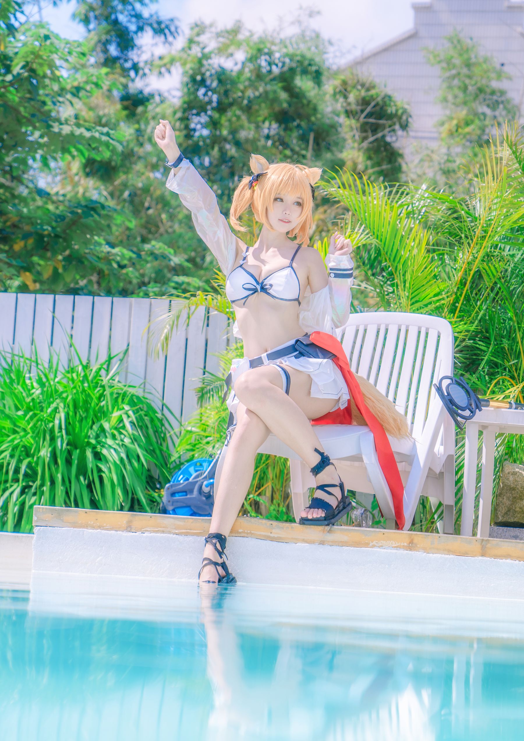 [Cosplay写真] 萌宠博主yui金鱼 - 空泳装/(9P)