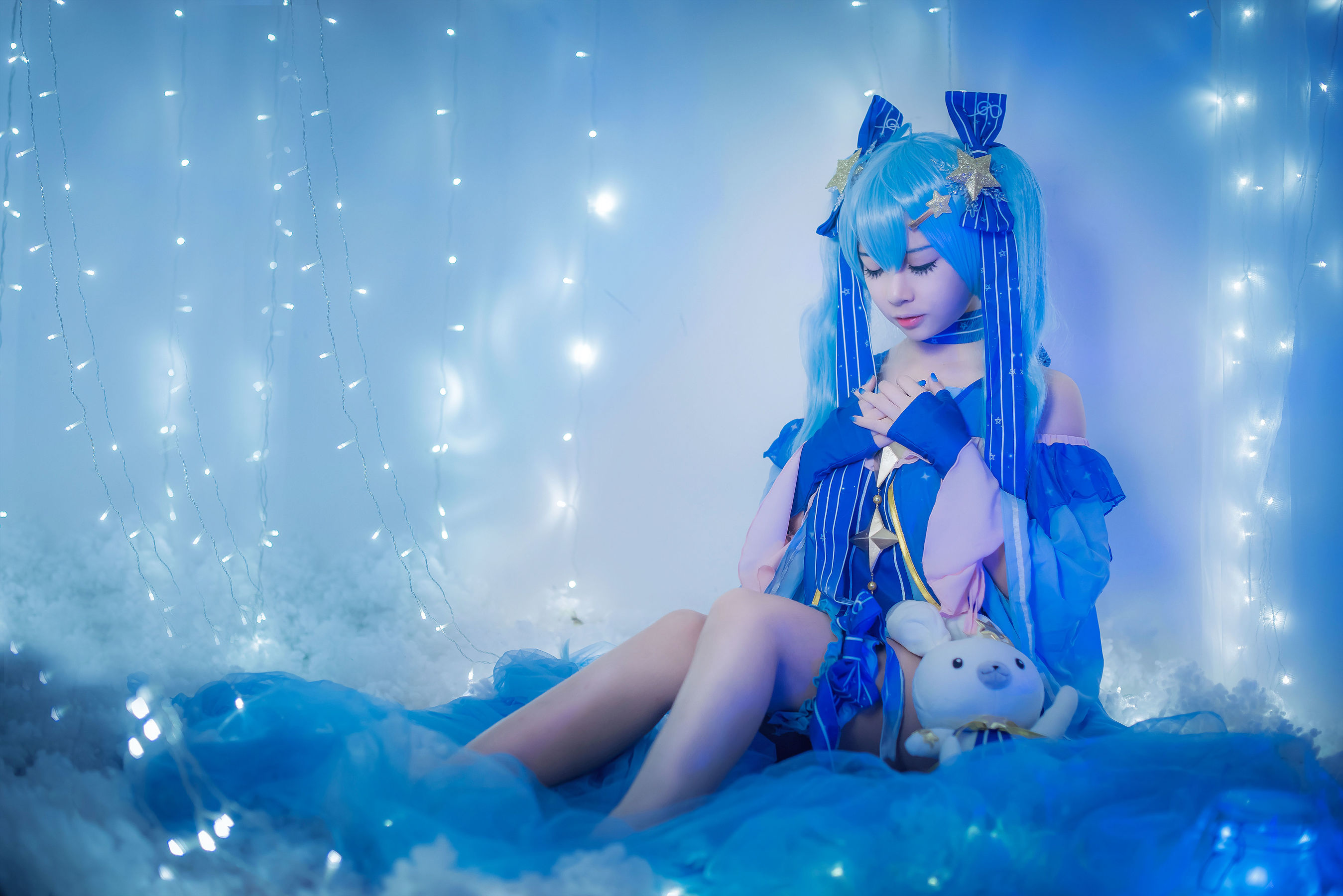 [Cosplay写真] 人气Coser二佐Nisa - 初音/(29P)