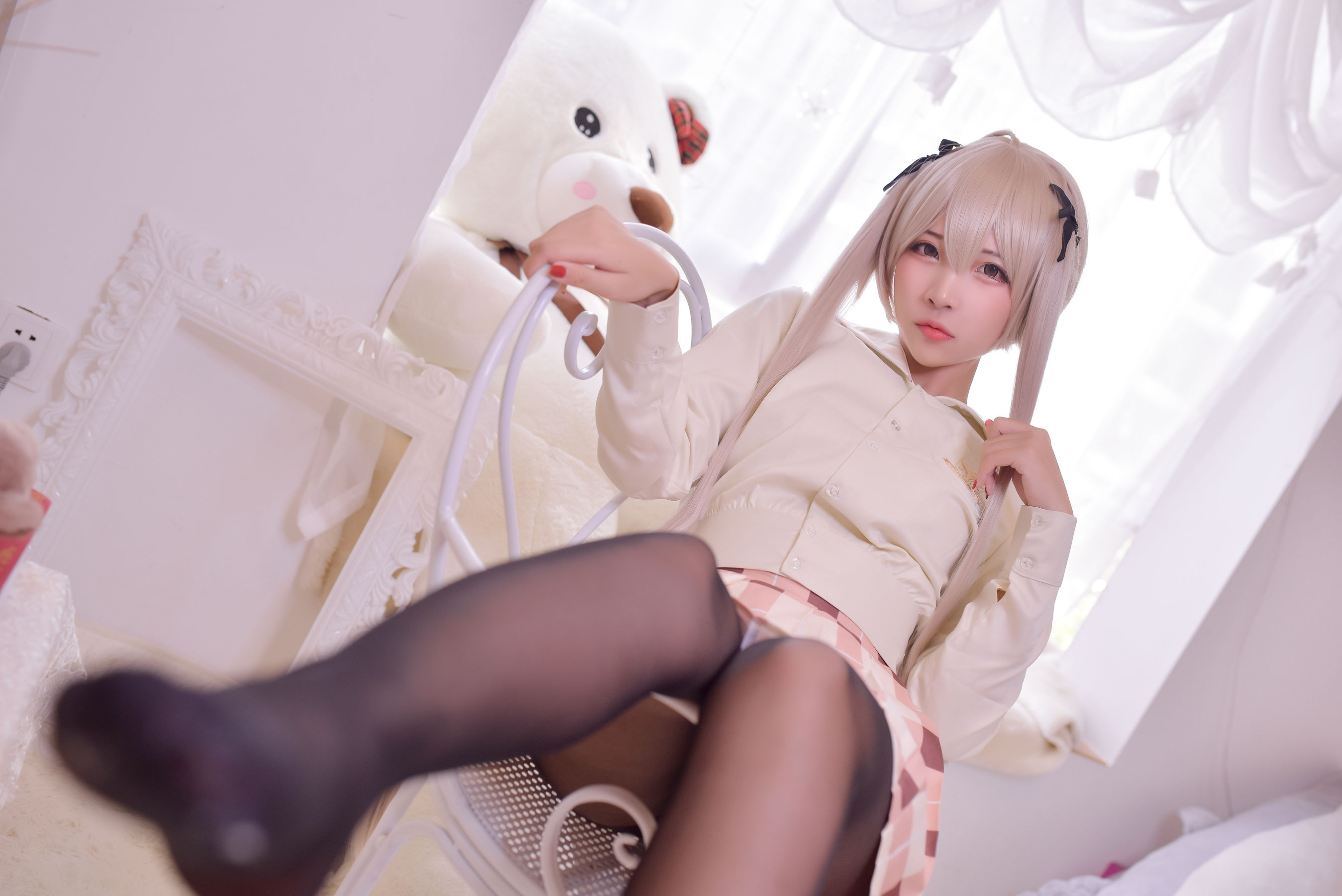 [Cosplay写真] 人气Coser二佐Nisa - 穹妹校服/(46P)